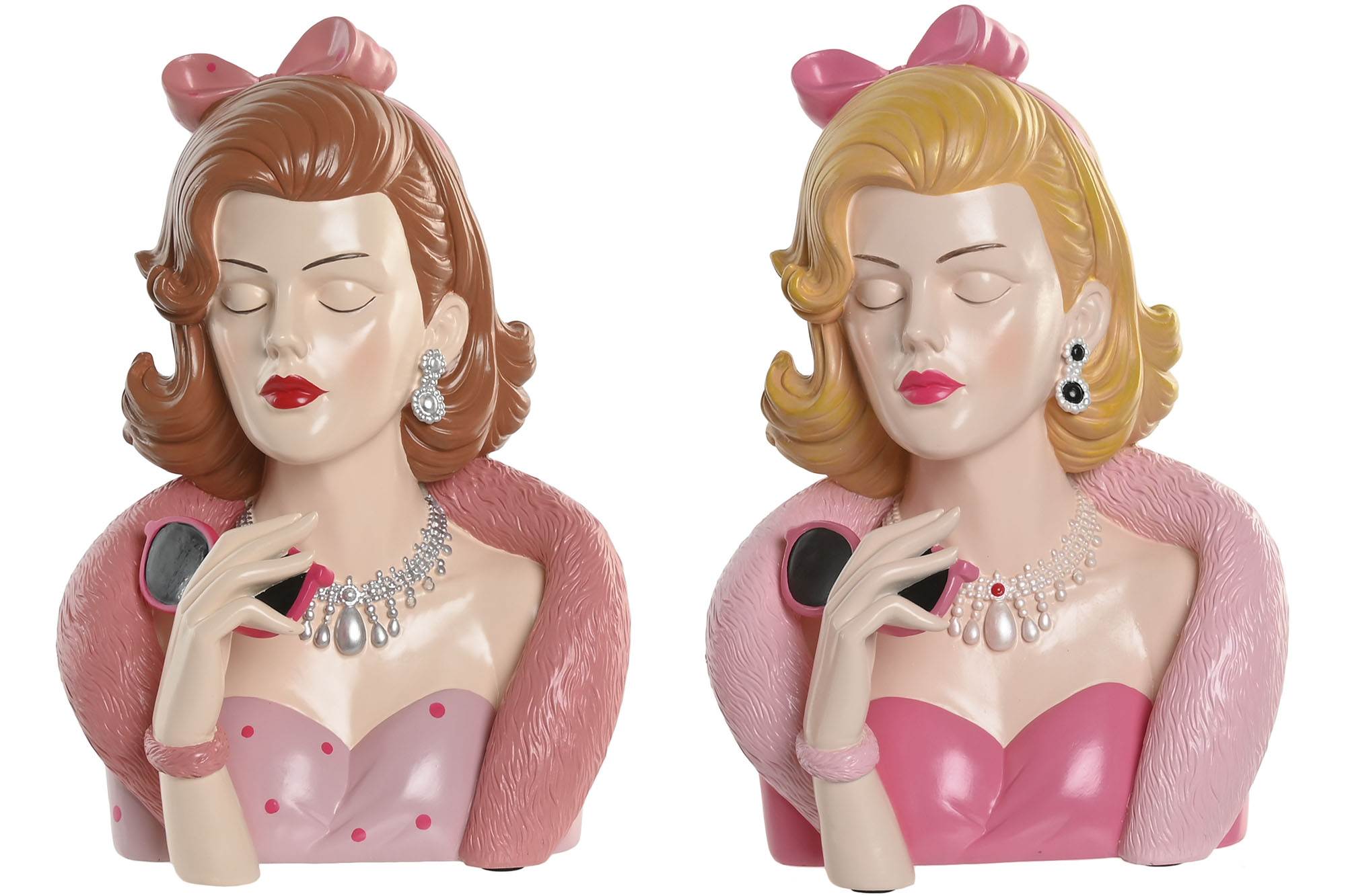 FIGURA RESINA 21,5X17,5X29 CHICA 2 SURT.