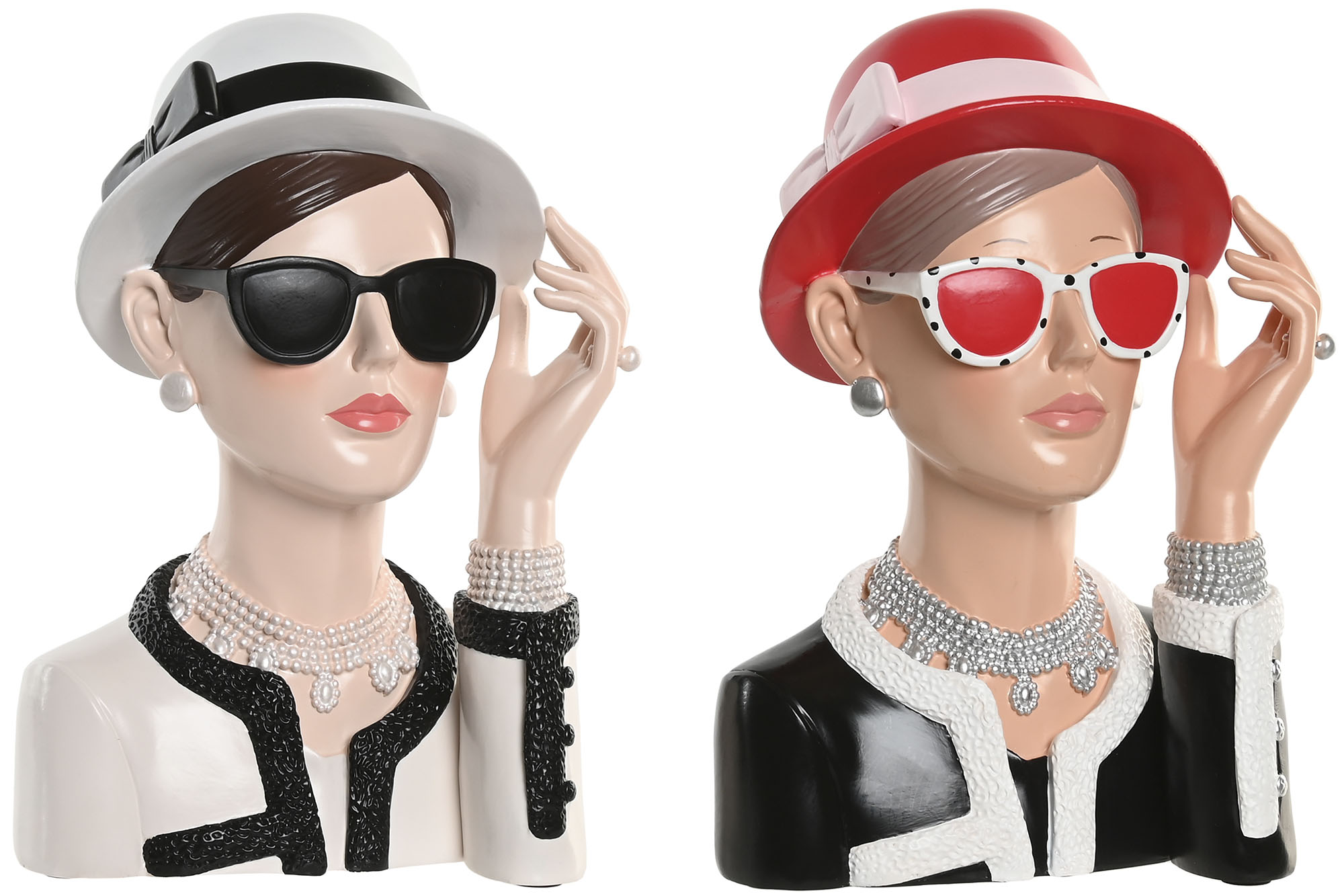 FIGURA RESINA 17,5X14X27 CHICA 2 SURT.