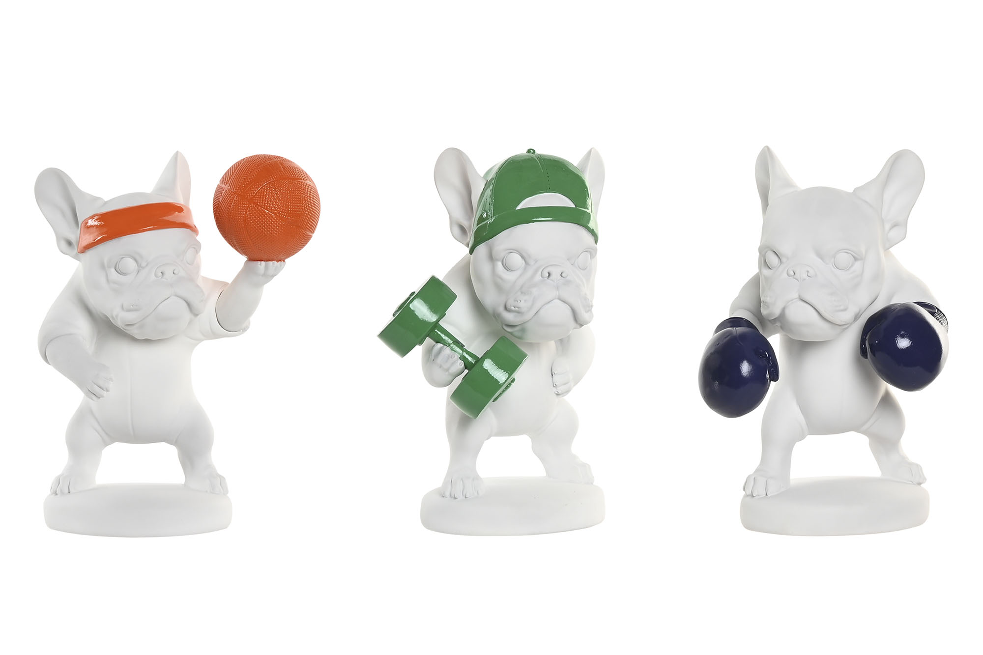 FIGURA RESINA 17X13,5X24 BULLDOG 3 SURT.
