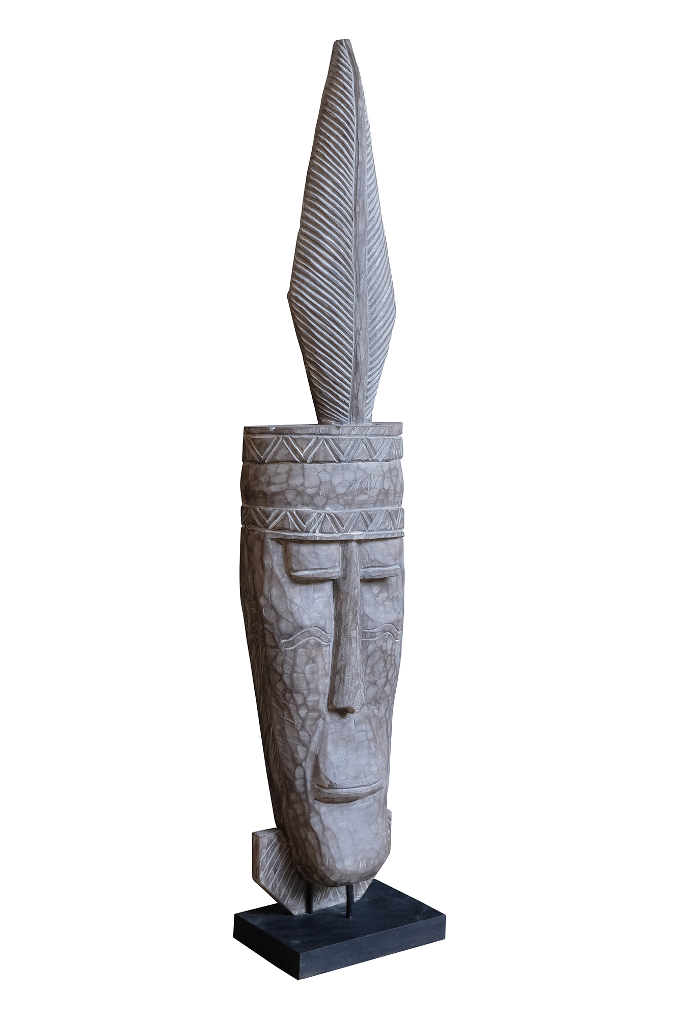 FIGURA SUAR HIERRO 27X40X200 MASCARA TRIBAL