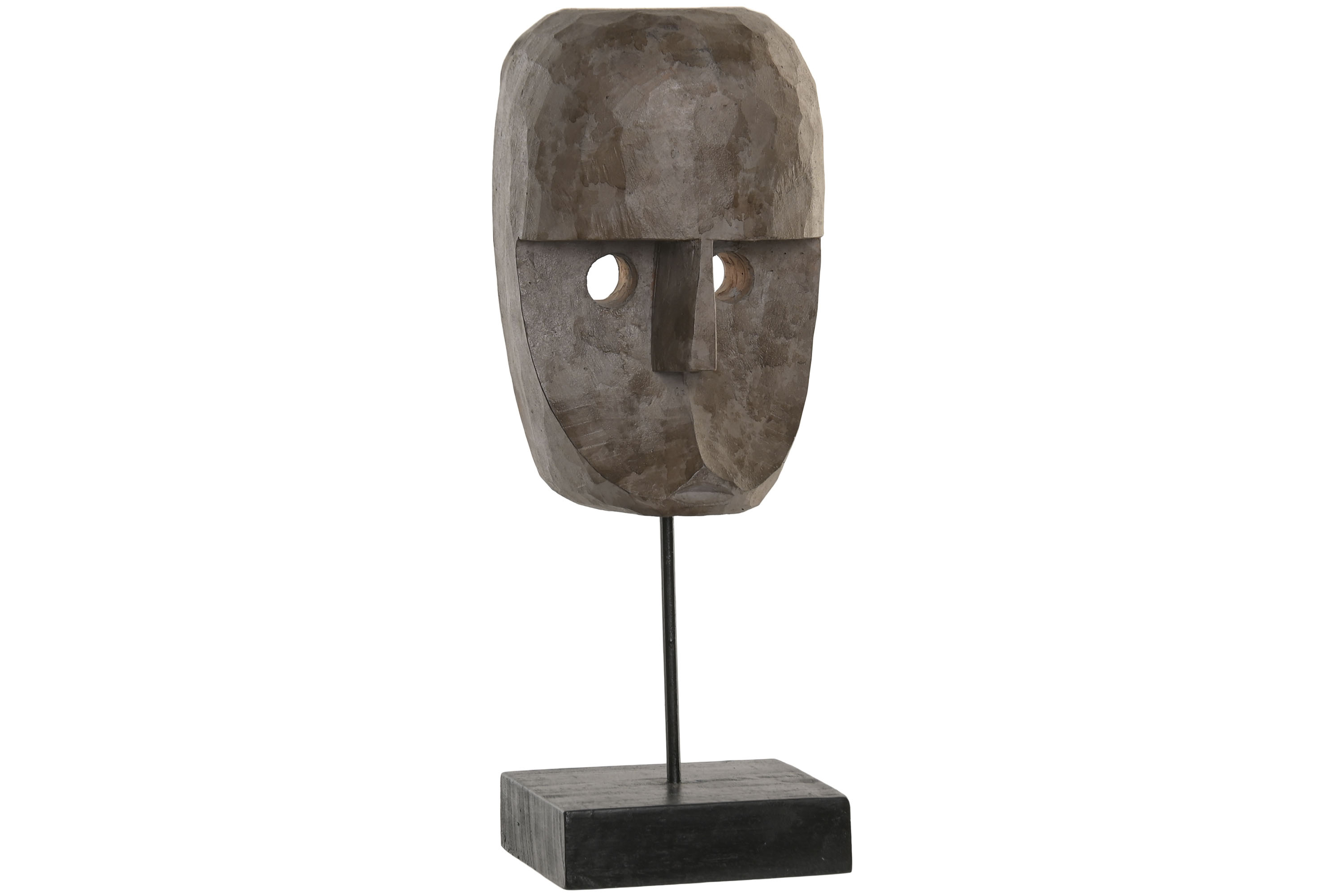 FIGURA SUAR HIERRO 32X7X67 MASCARA TRIBAL