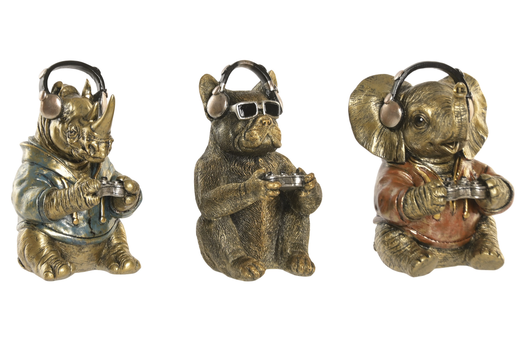 FIGURA RESINA 11,5X11X17,5 3 SURT.