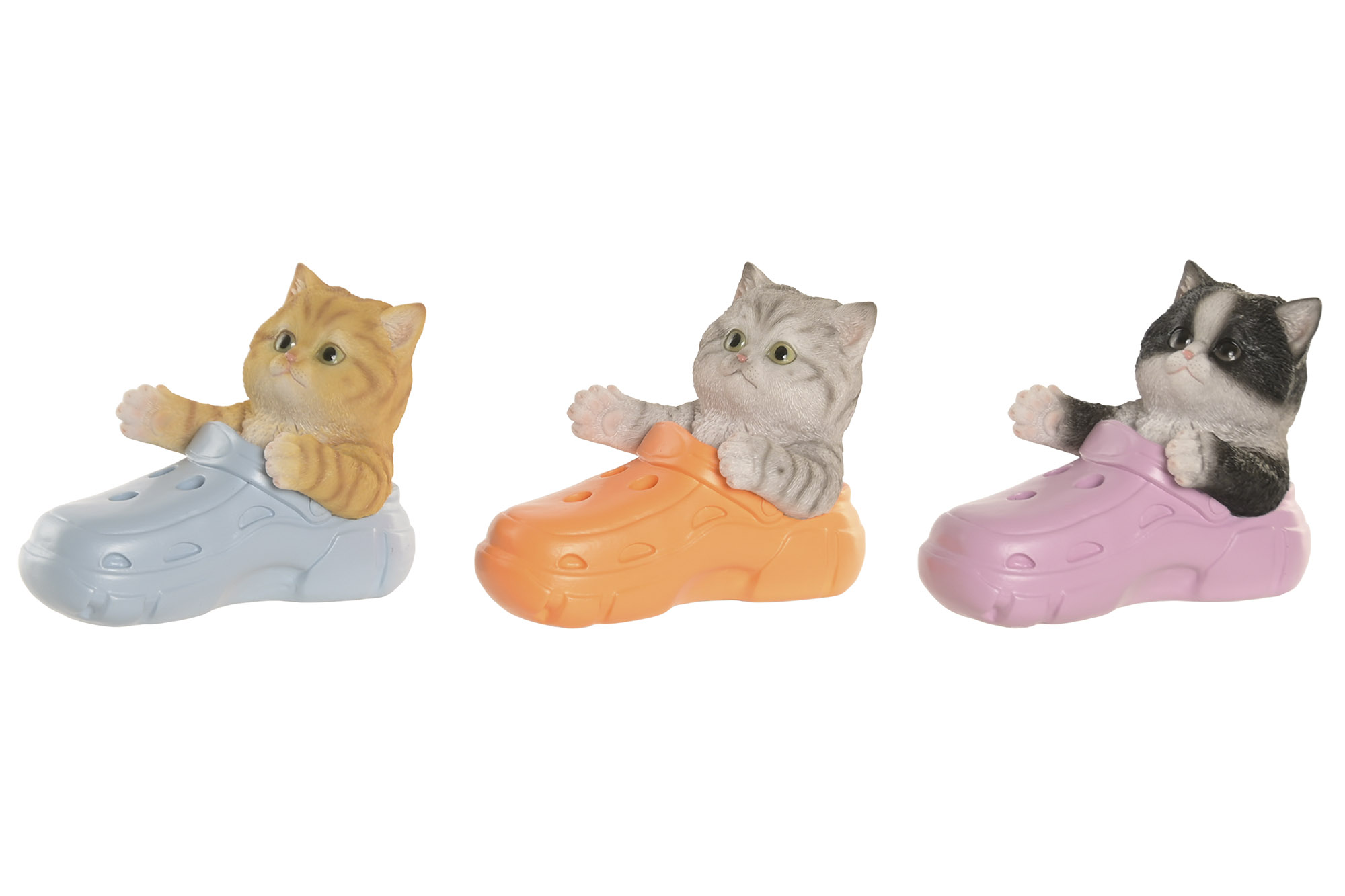 FIGURA RESINA 17X9,5X13,5 LAPICERO GATO 3 SURT.