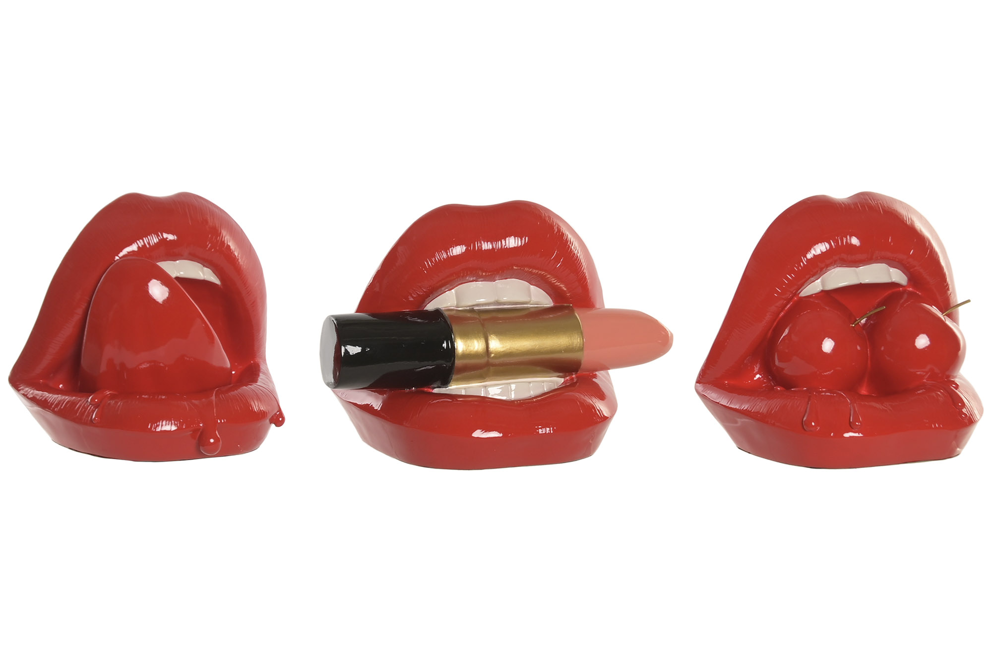 FIGURA RESINA 33X20X24,5 LABIOS 3 SURT.