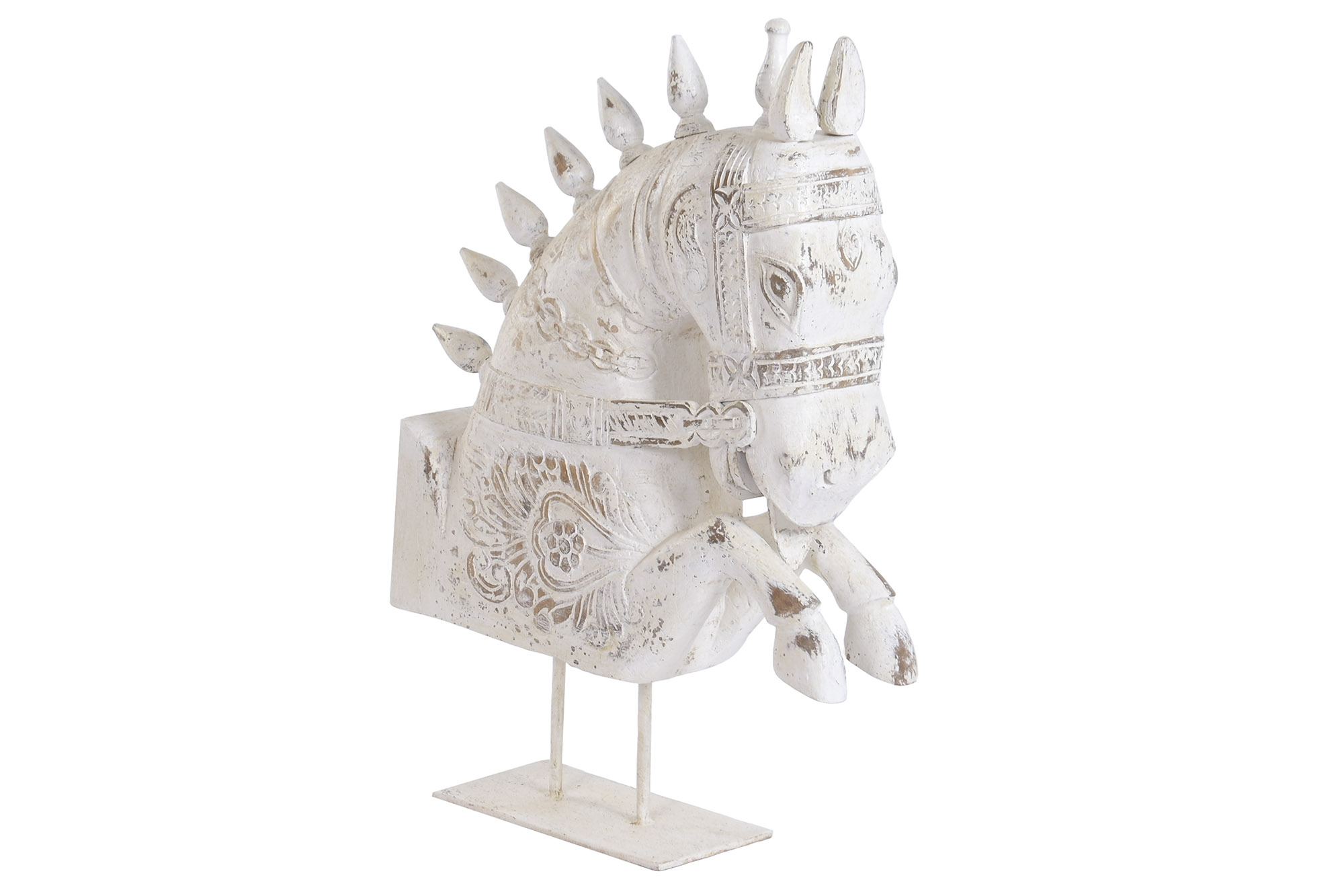 FIGURA MADERA RECICLADA 57X15X78 CABALLO