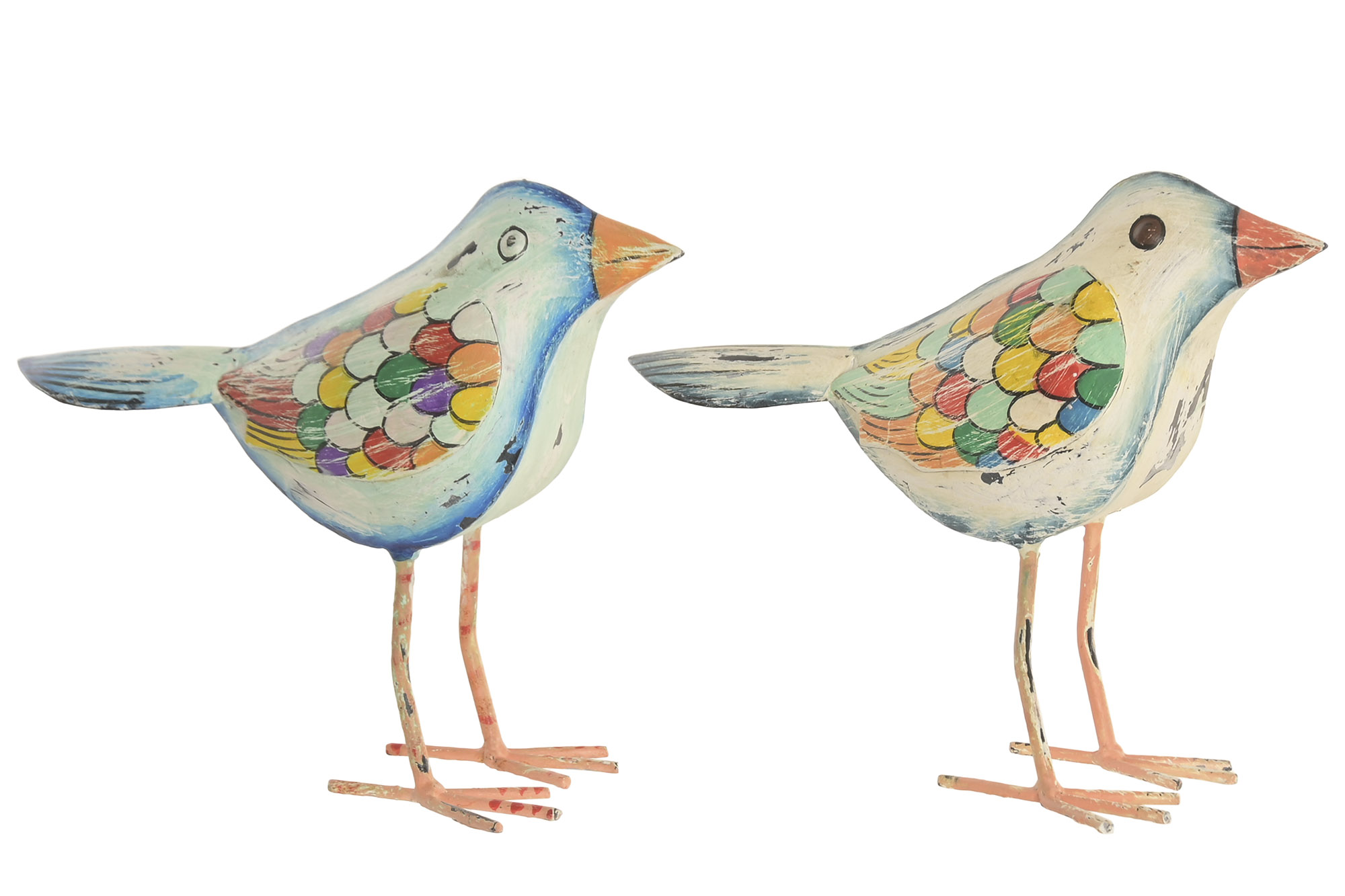 FIGURA METAL 28X10X22 PAJARO 2 SURT.