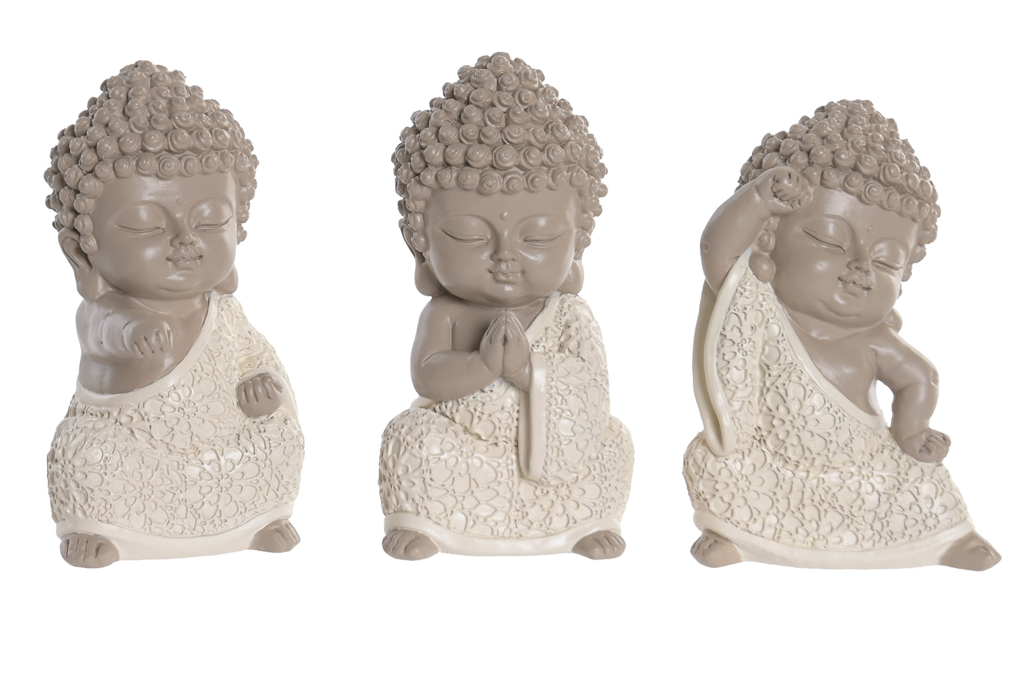 FIGURA RESINA 9X5X11 BUDA 3 SURT.