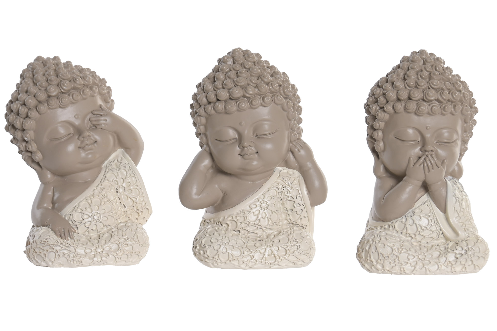 FIGURA RESINA 8X7X9 BUDA 3 SURT.
