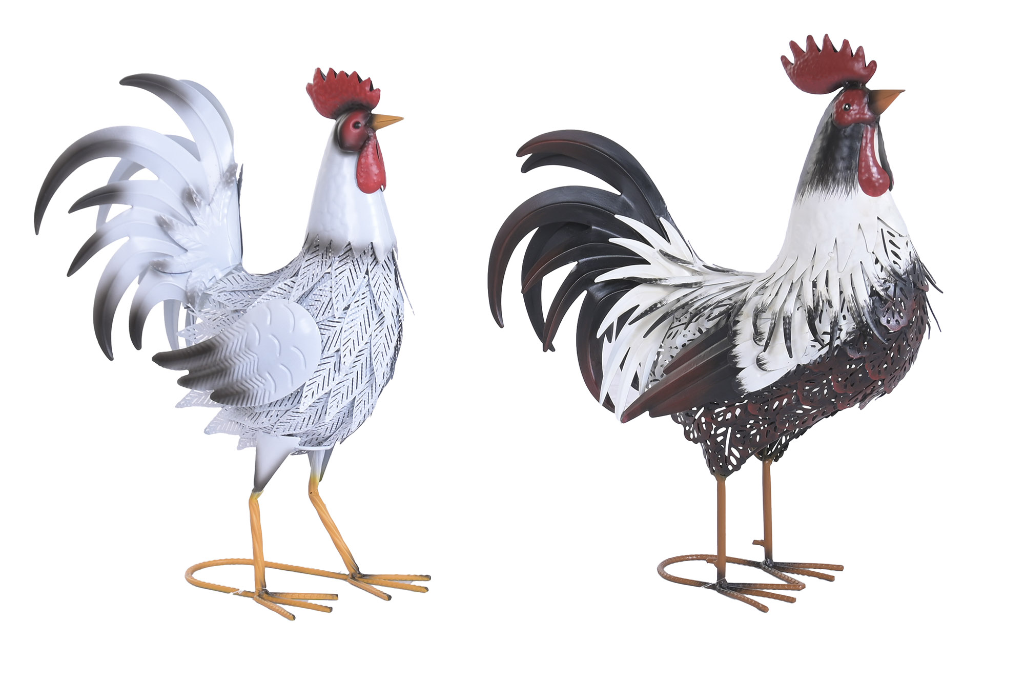 FIGURA METAL 39X16,5X51 GALLO 2 SURT.