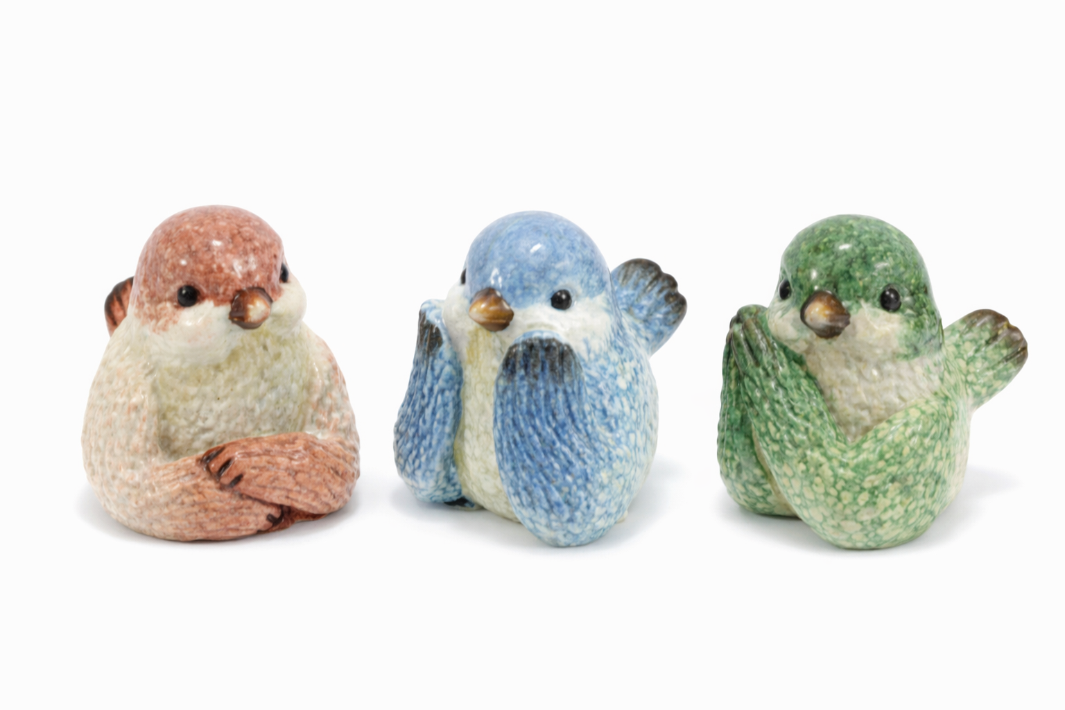 FIGURA CERAMICA 9,5X14X10,5 PAJARO 3 SURT.