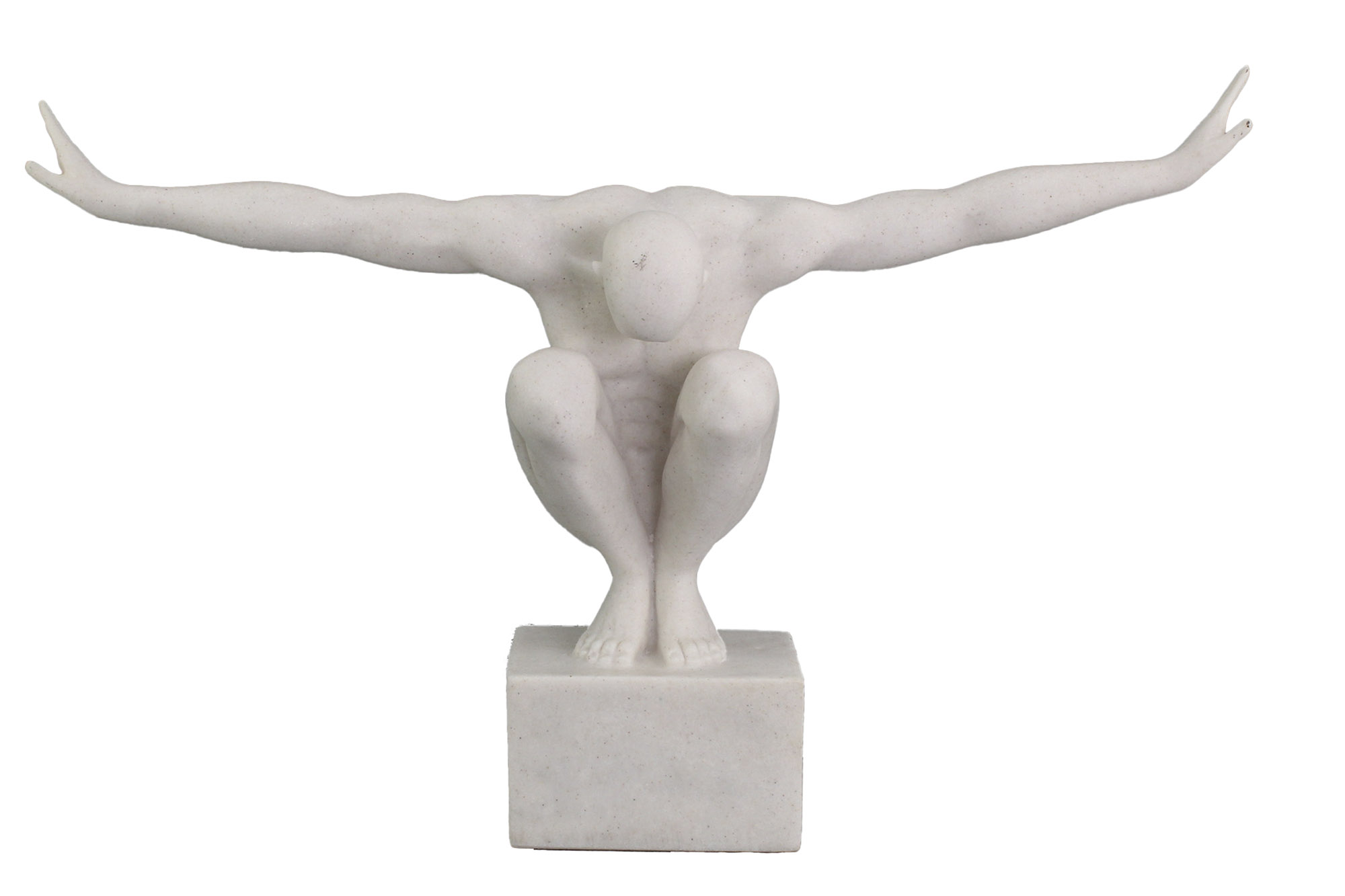 FIGURA RESINA 50X16X34 BLANCO