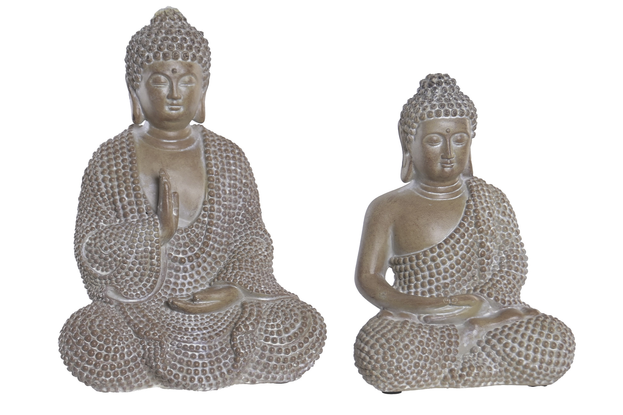 FIGURA RESINA 18X13,5X24,5 BUDA 2 SURT.