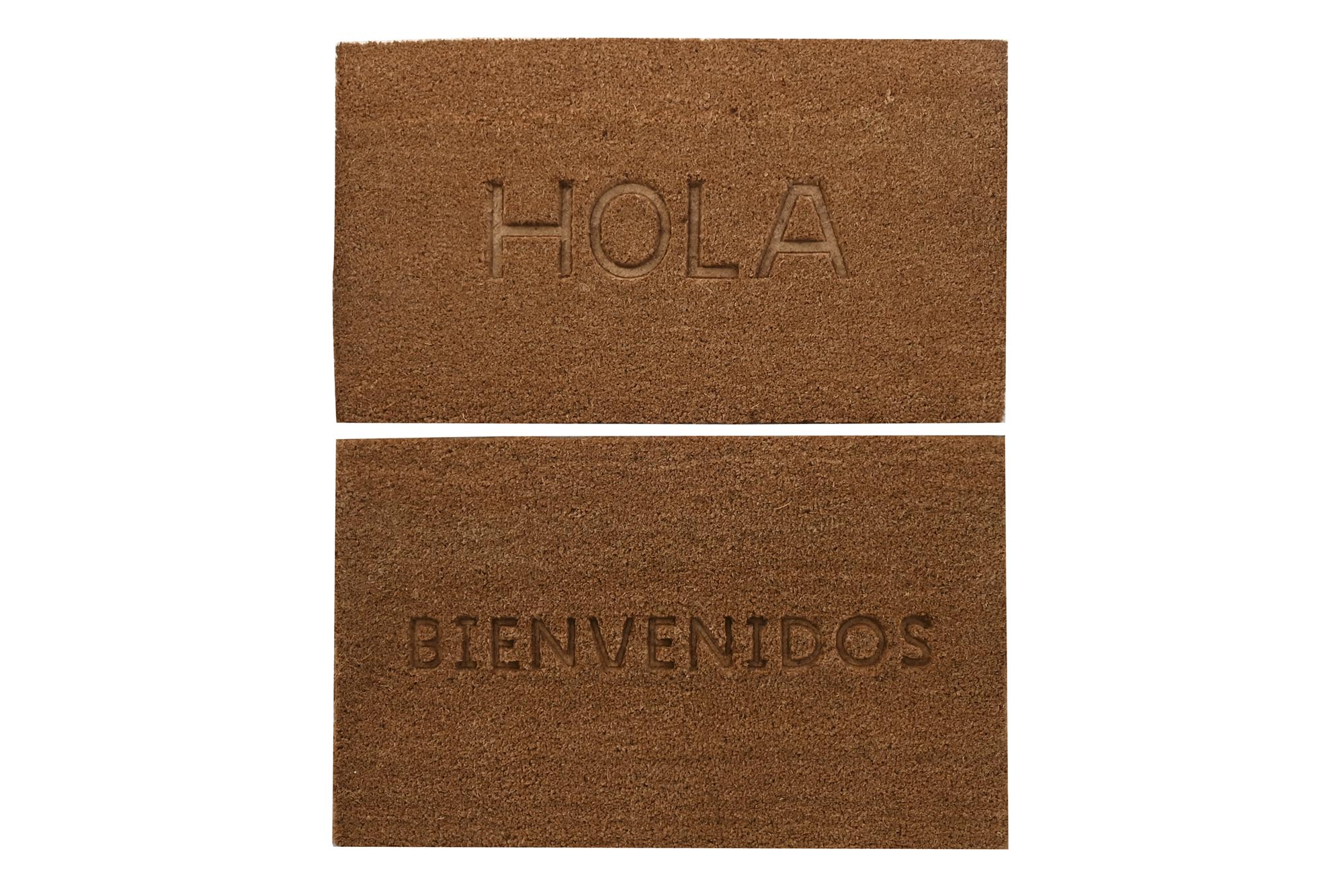 FELPUDO COCO GOMA 75X45X2,3 GRABADO 2 SURT.