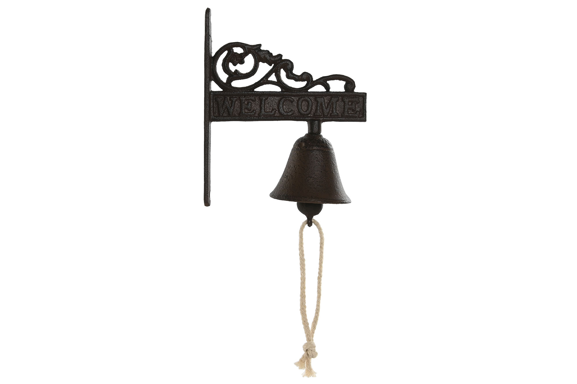 CAMPANA HIERRO COLADO CUERDA 14,5X7,5X18,5 NEGRO