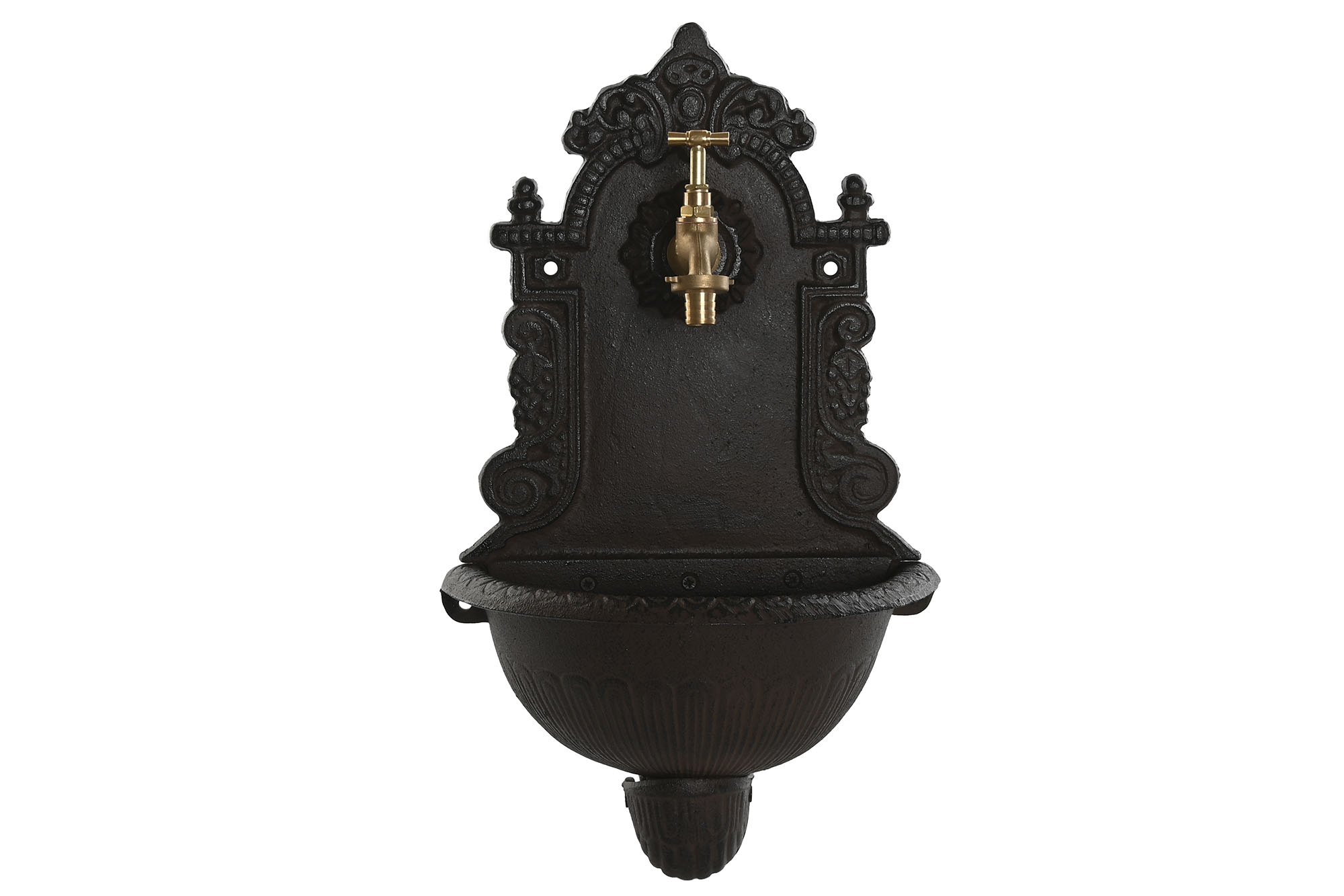 FUENTE HIERRO COLADO 27X12,5X45 MARRON