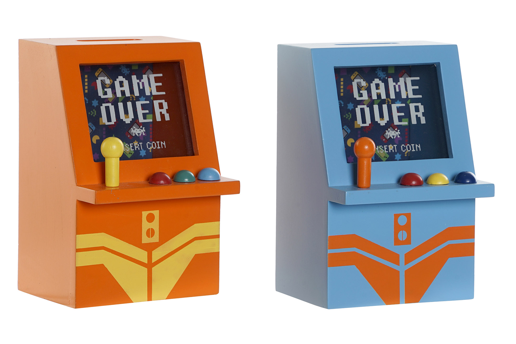 HUCHA MDF 11X17X10,5 GAME OVER 2 SURT.