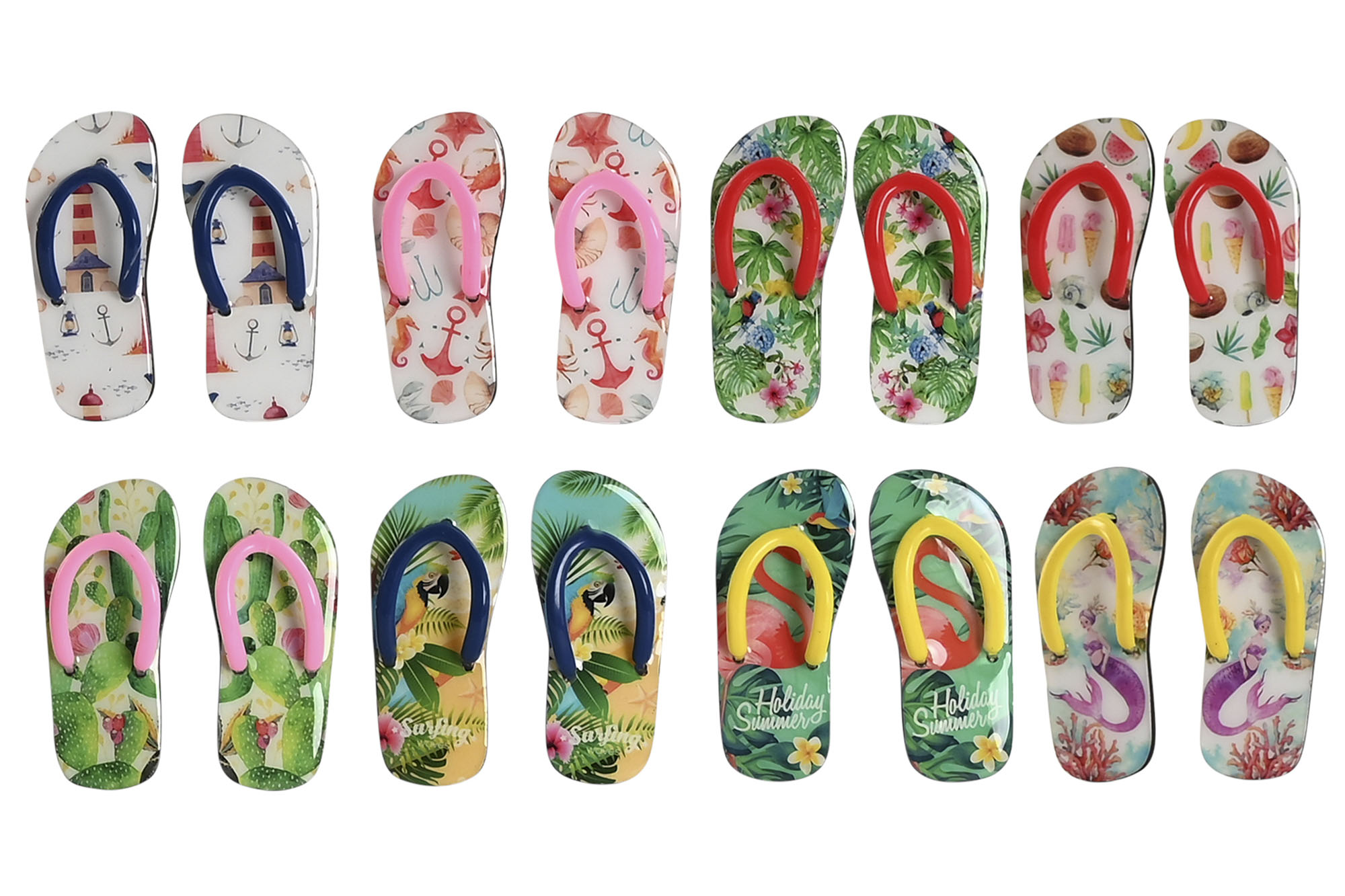 IMAN RESINA IMAN 4,5X2,2X10 CHANCLETA 8 SURT.