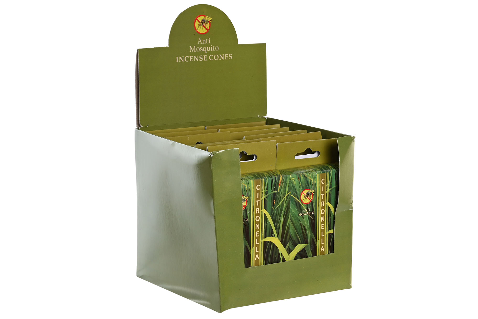 INCIENSO CONO SET 20 AROMA 7,5X2,5X14,5 CITRONELA