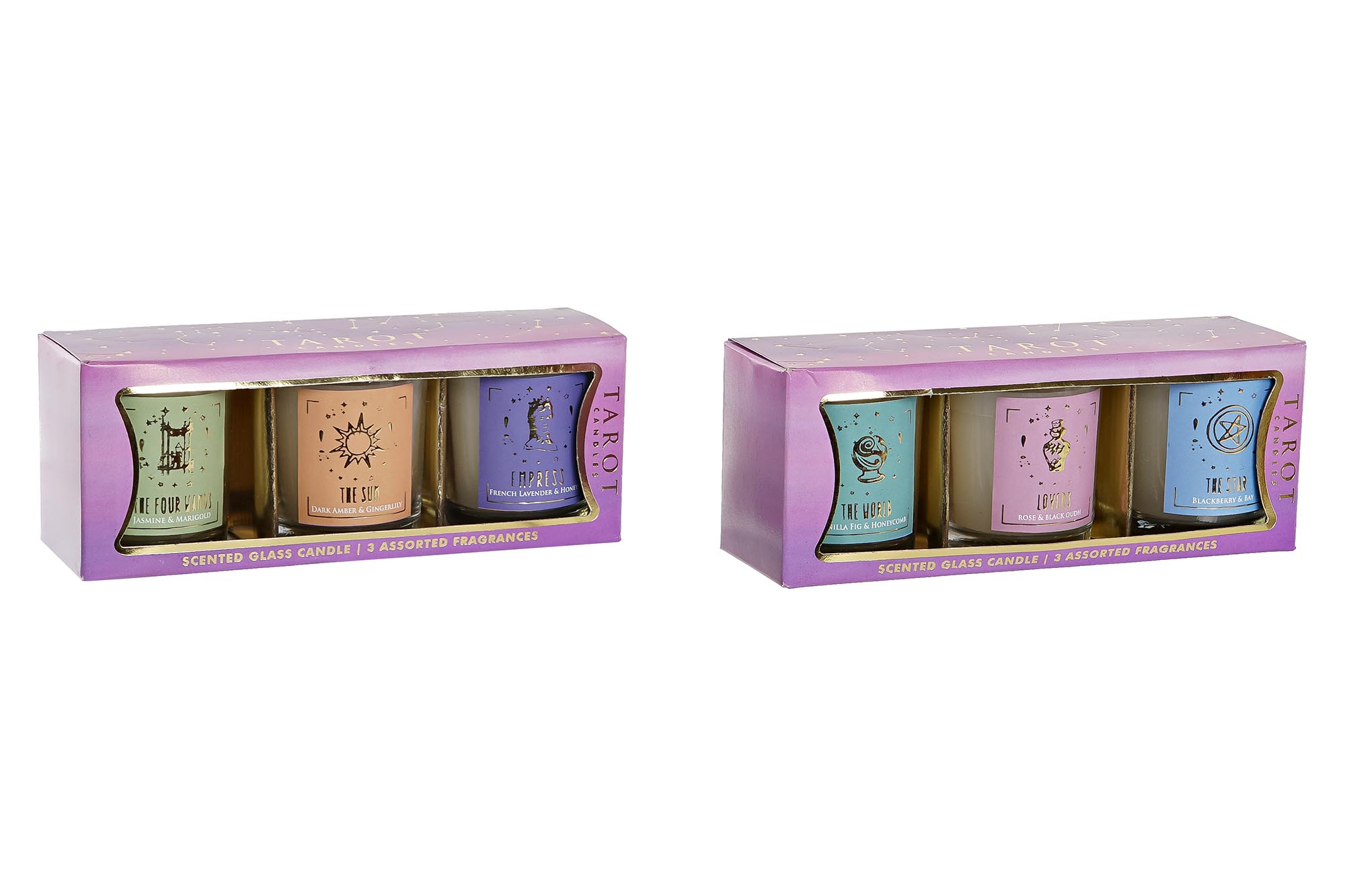 VELA SET 3 CERA PARAFINA 17X5X6 50 GR, PERFUMADA 2