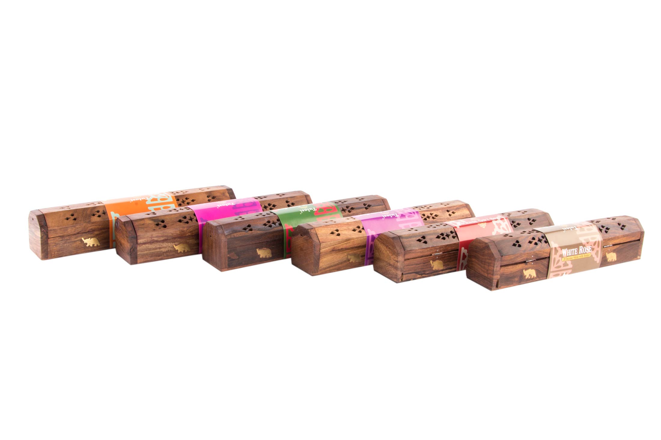 SOPORTE INCIENSO SET 20 AROMA 26X8X8 25 CM, MANDAL