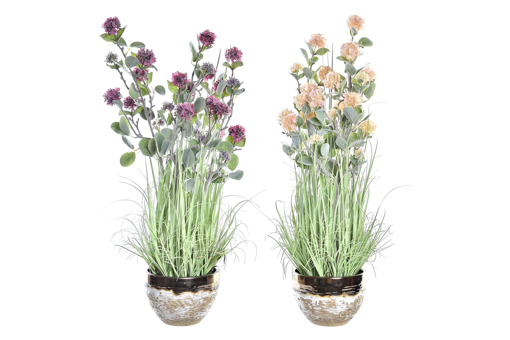 PLANTA PVC PORCELANA 20X20X78 HORTENSIA 2 SURT.