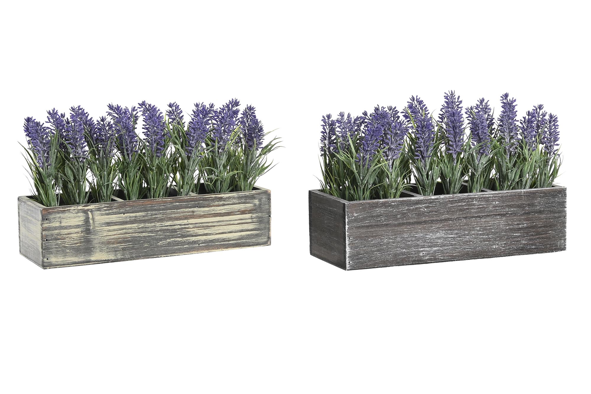 PLANTA PE MADERA 32X14X19,5 LAVANDA 2 SURT.