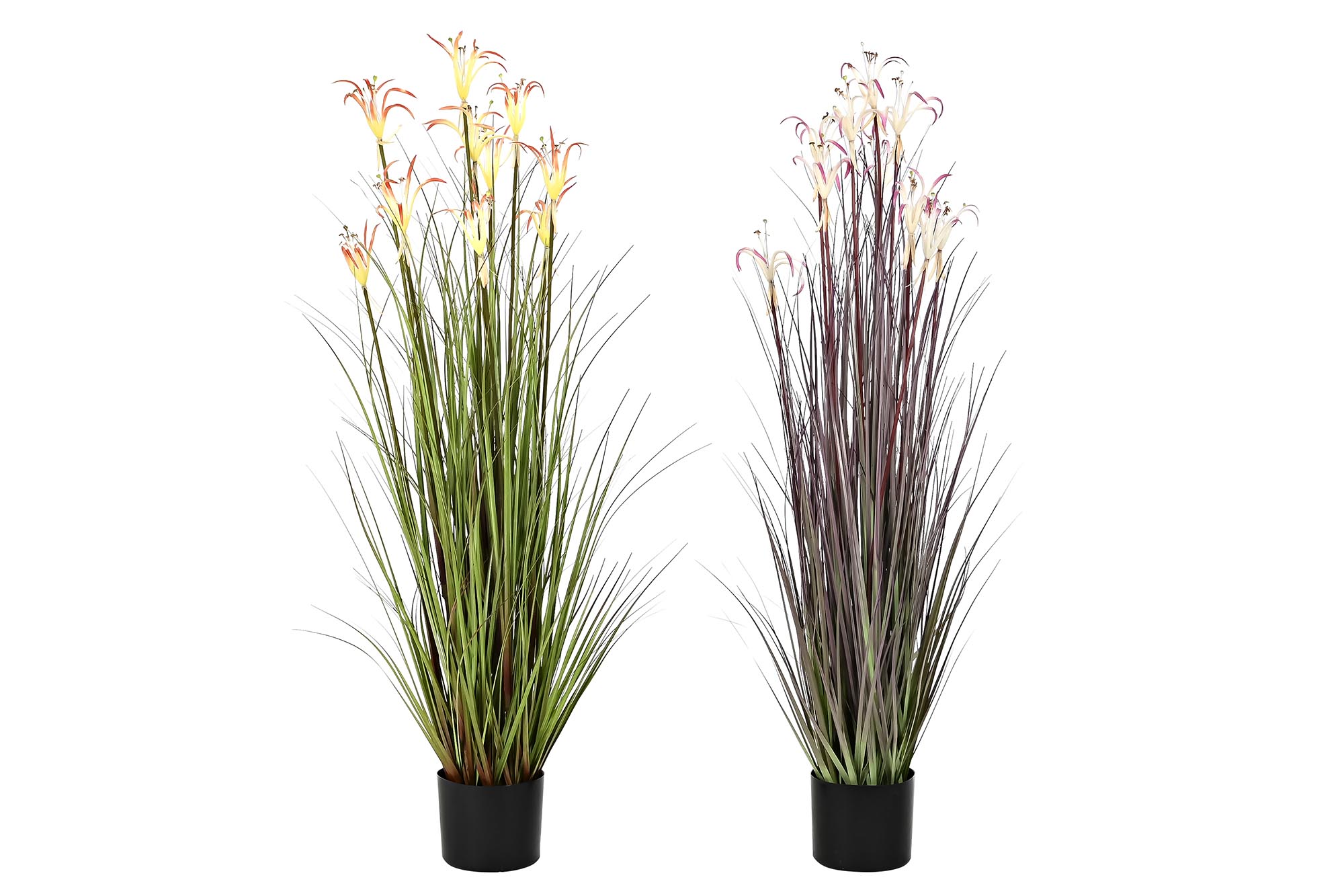 PLANTA PVC METAL 35X35X114 LIRIO ARAÑA 2 SURT.