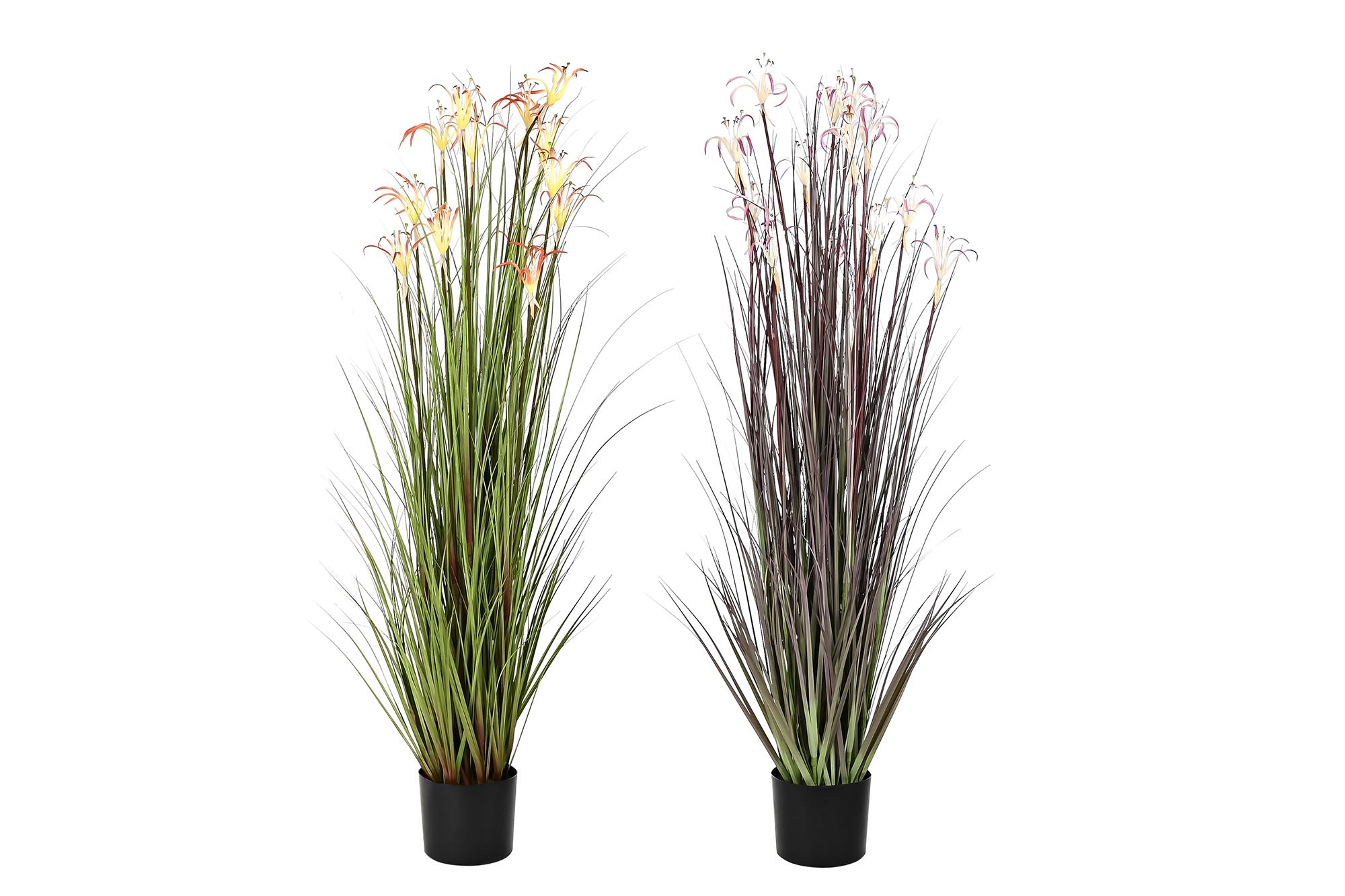 PLANTA PVC METAL 45X45X140 LIRIO ARAÑA 2 SURT.