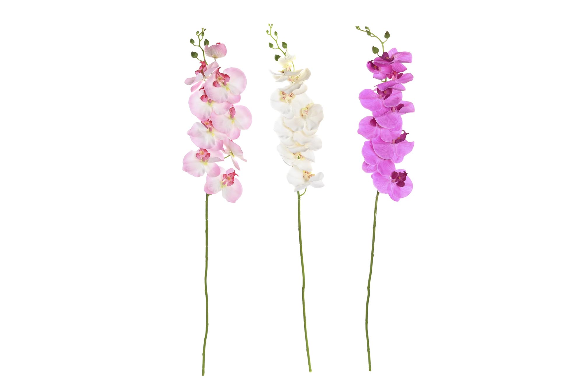 FLOR POLIESTER PLASTICO 14X7X91 ORQUIDEA 3 SURT.