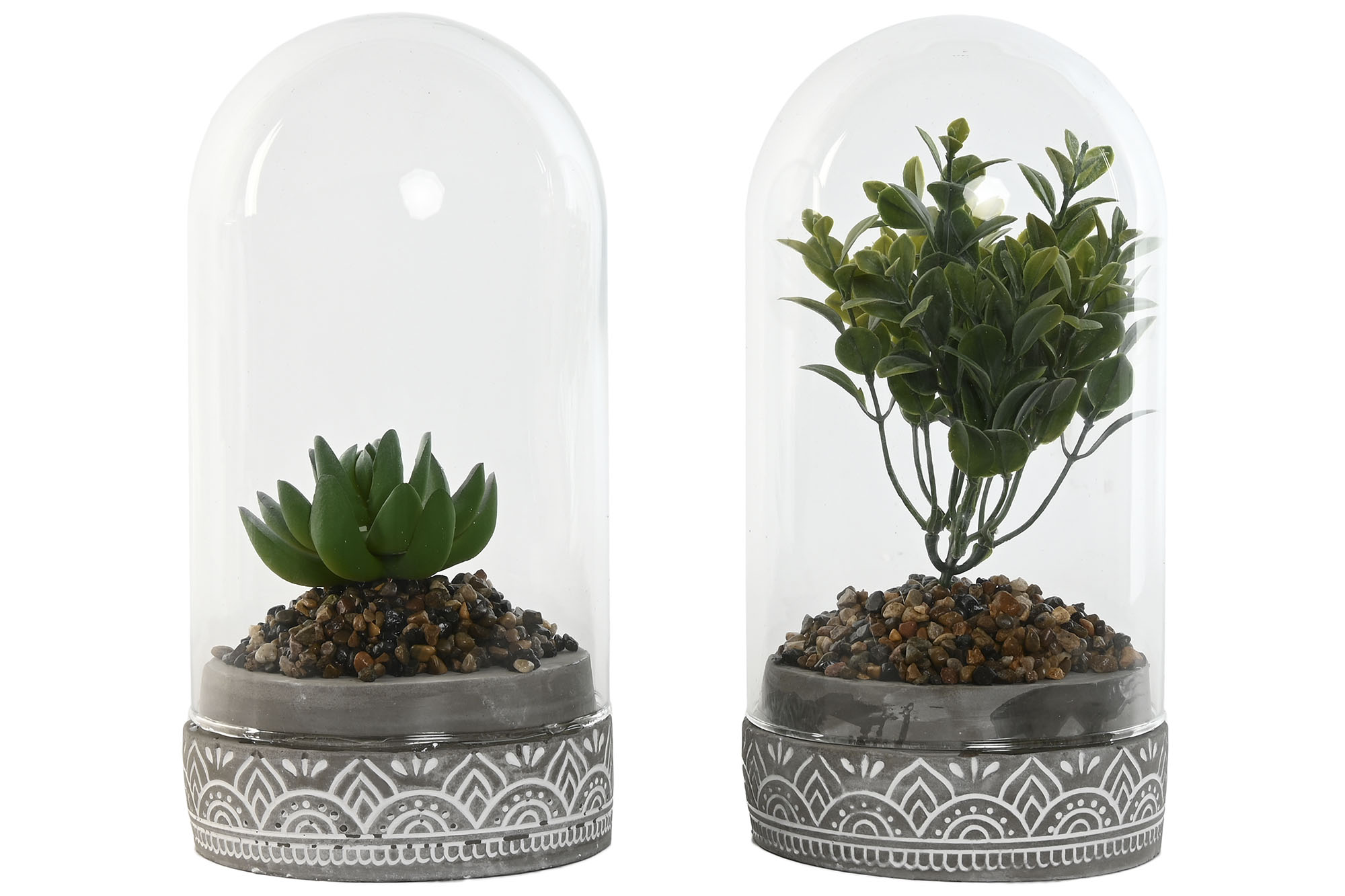 PLANTA PE CRISTAL 12X12X18 2 SURT.