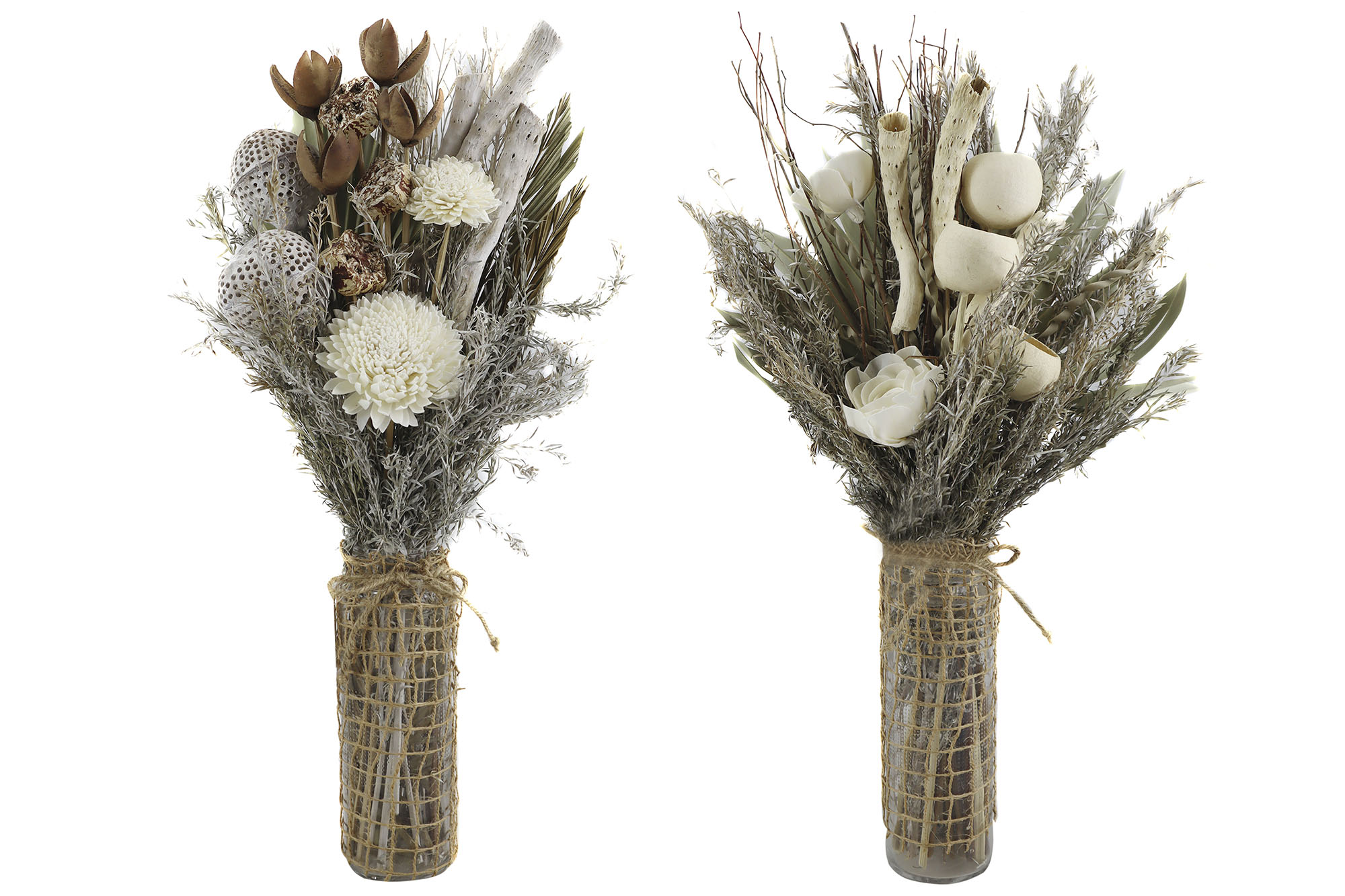 RAMO FLOR SECA CRISTAL 20X20X50 2 SURT.