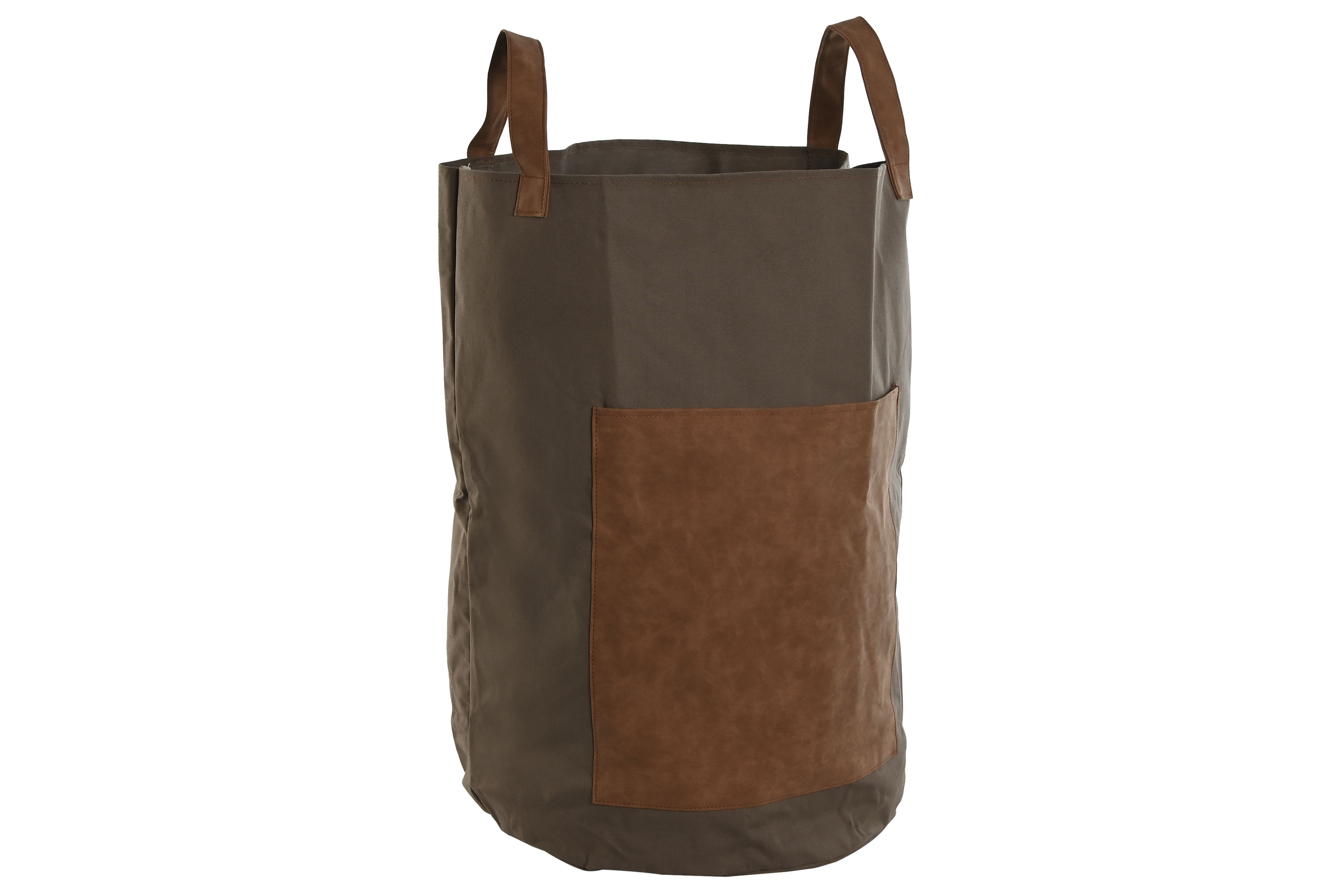 BOLSA ALGODON CANVAS 40X40X60 PARA RESTOS VERDE