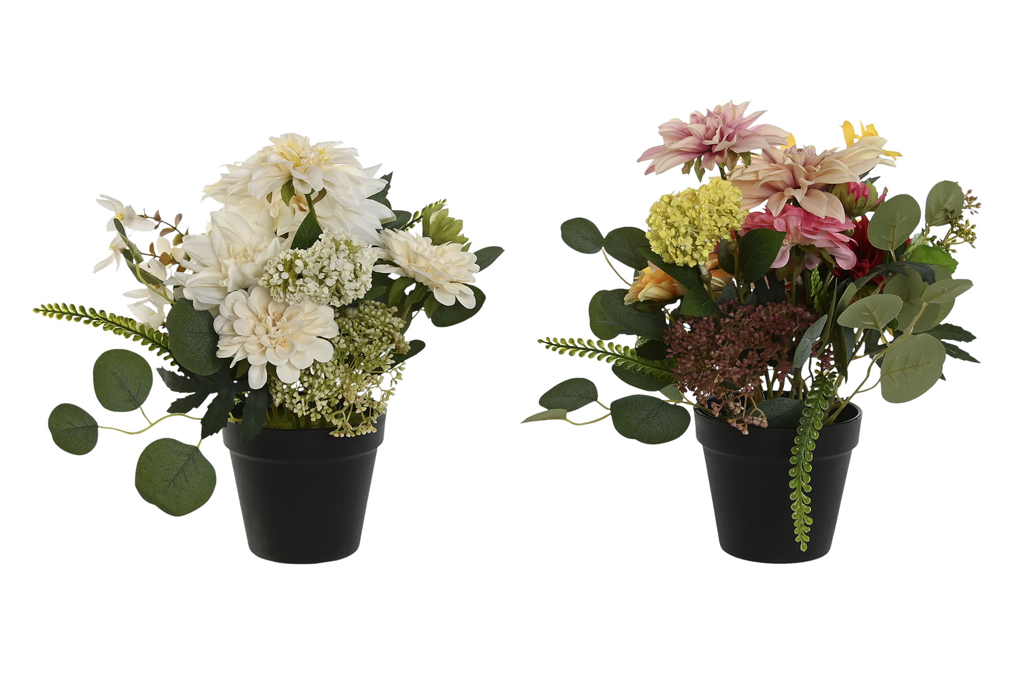 PLANTA POLIESTER PE 28X34X33 BOUQUET 2 SURT.