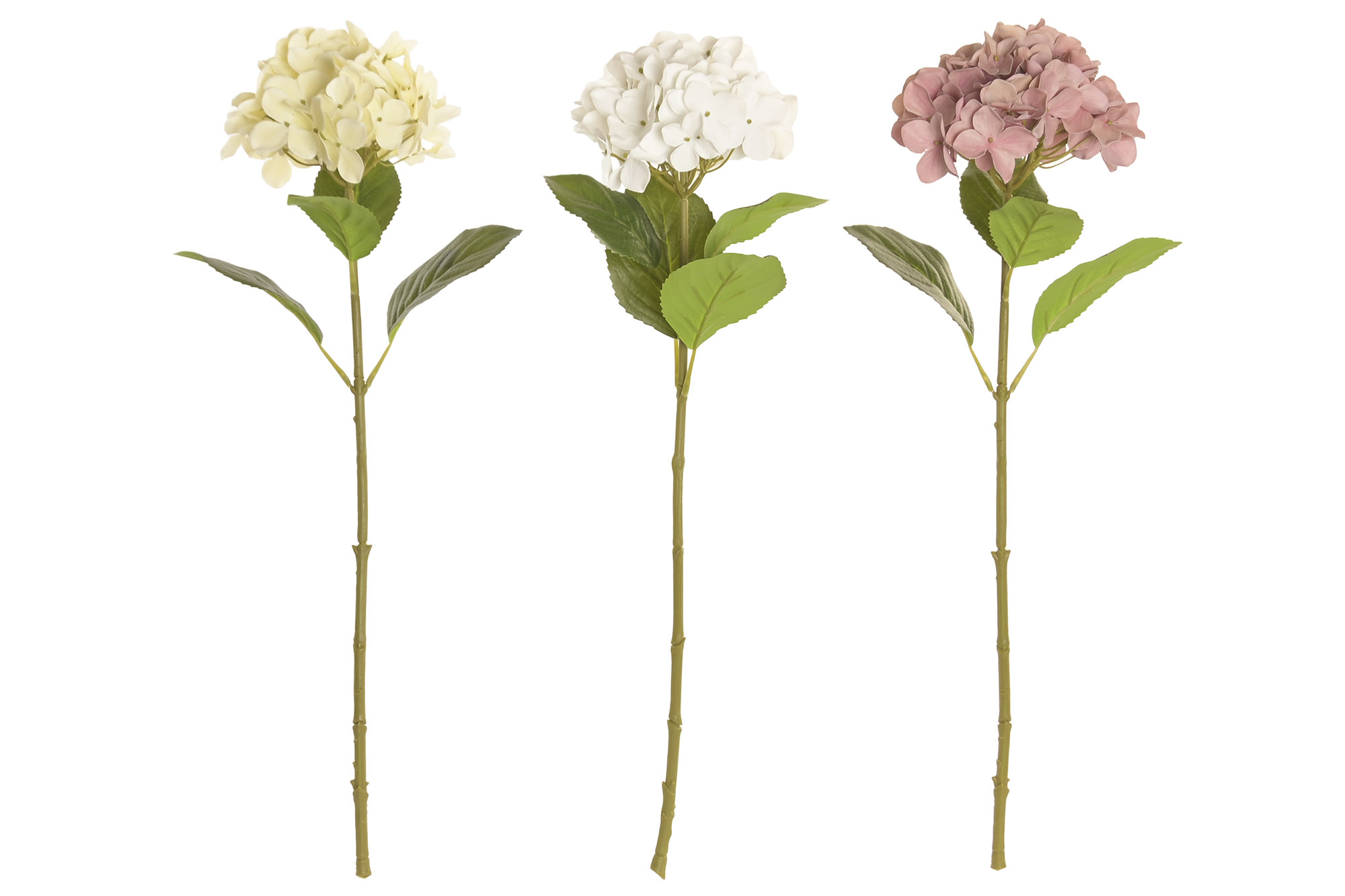 FLOR PLASTICO 23X23X65 HORTENSIA 3 SURT.