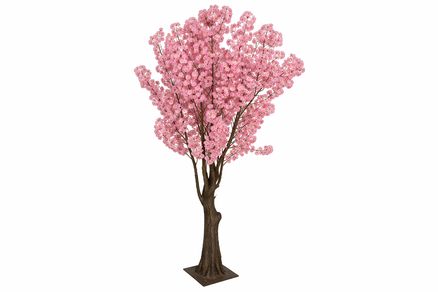 ARBOL POLIESTER CEMENTO 100X100X210 CEREZO ROSA