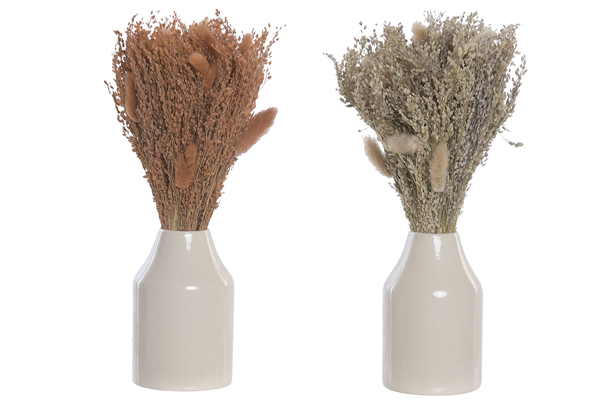 PLANTA FLOR SECA CERAMICA 15X15X30 2 SURT.