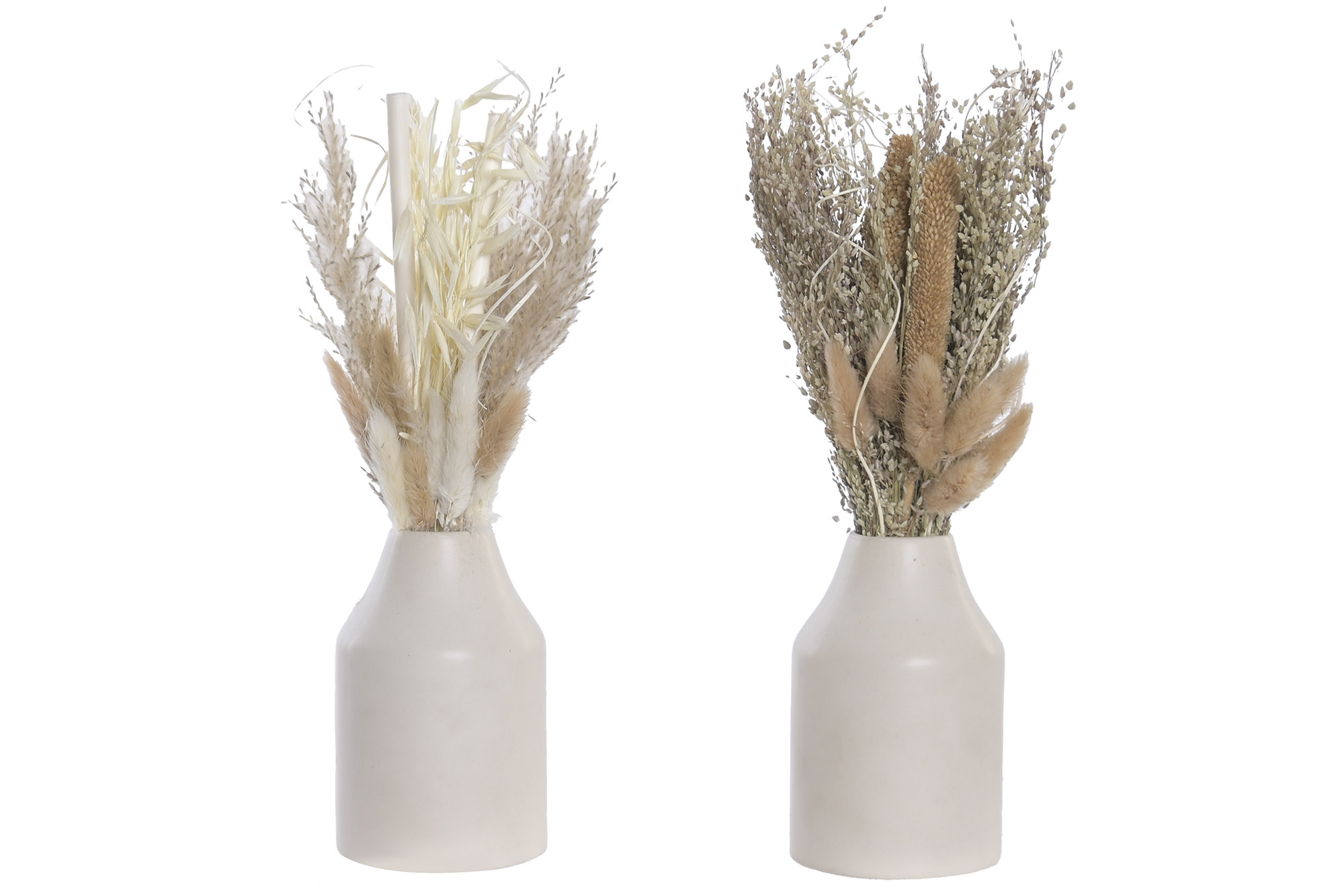 PLANTA FLOR SECA CERAMICA 15X15X30 2 SURT.