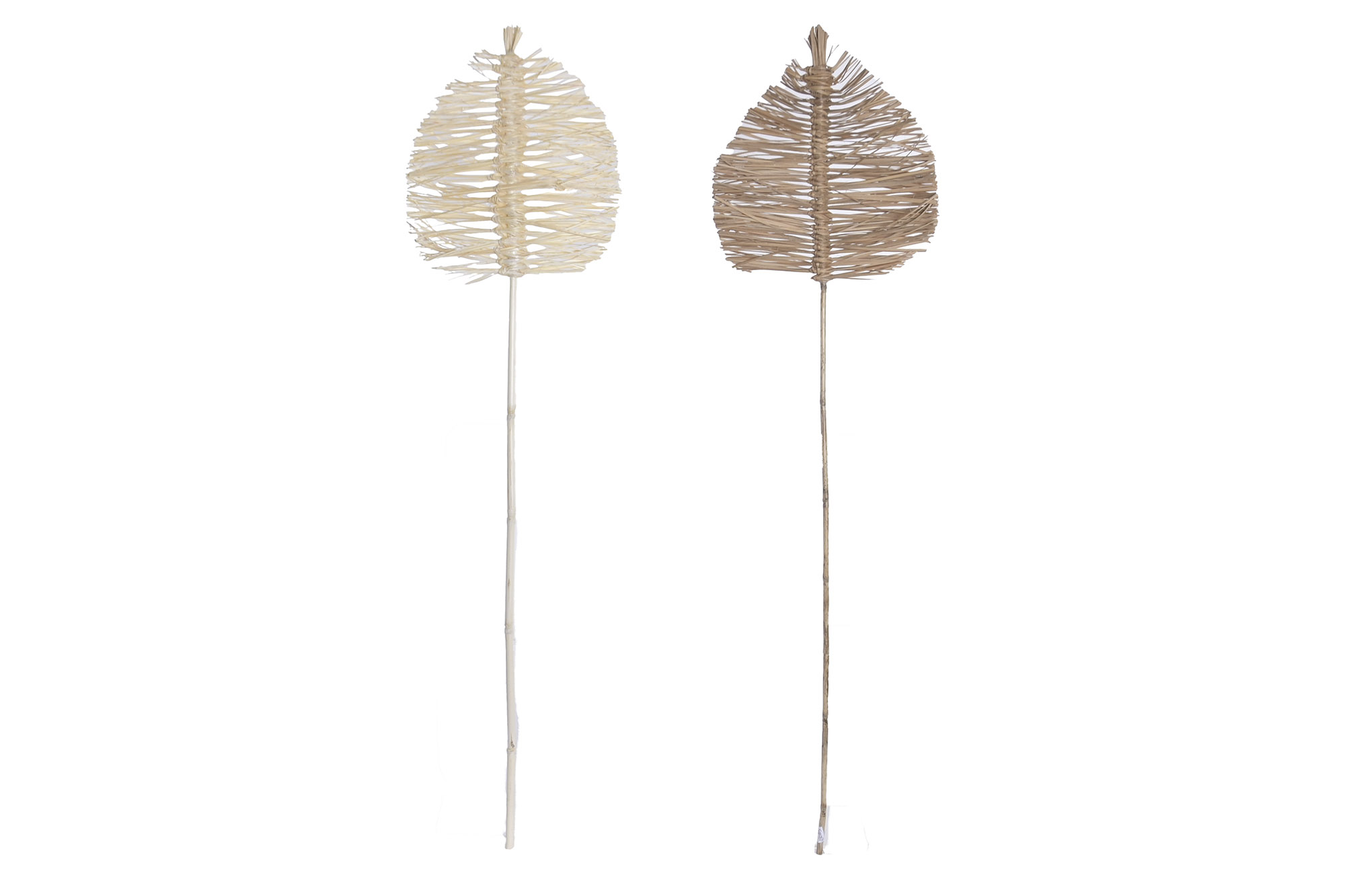 DECORACION FIBRA 20X20X100 HOJA 2 SURT.