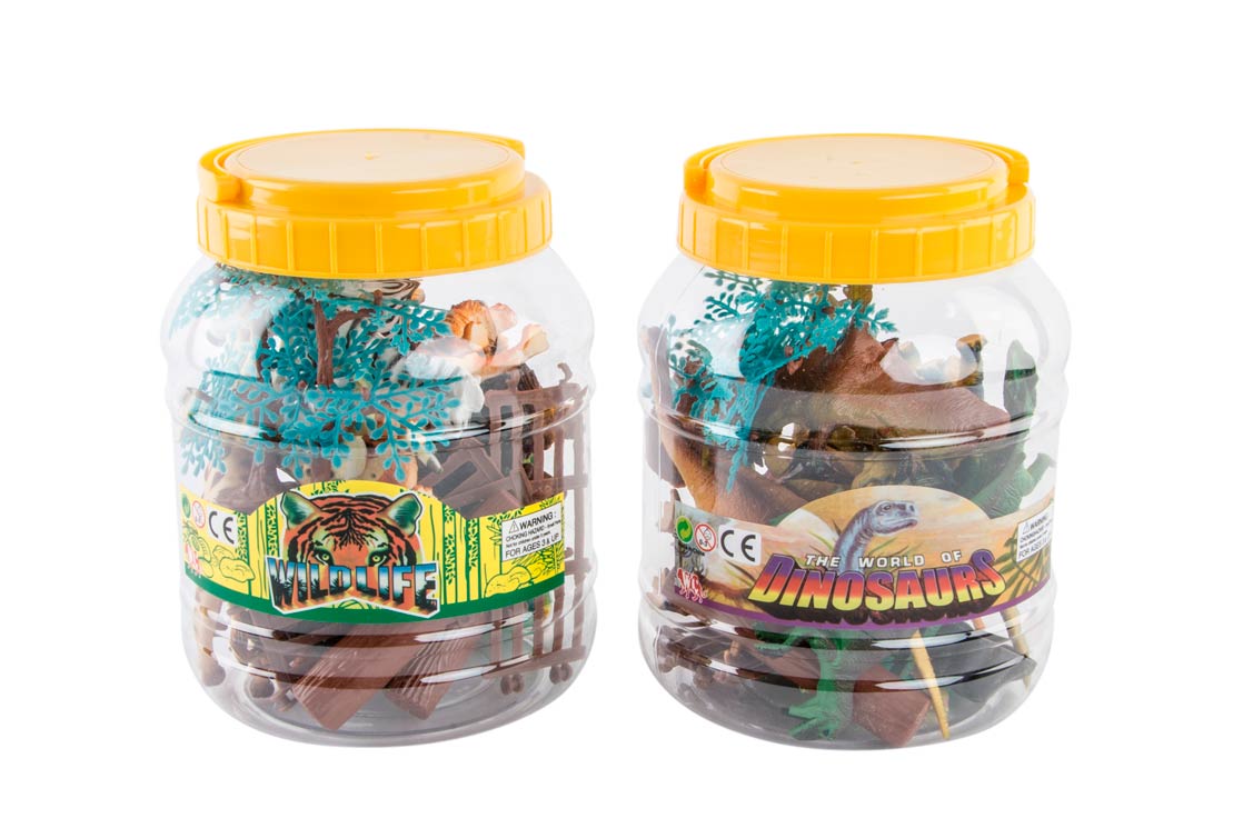 JUGUETE SET 20 PVC 5X10X5 DINOSAURIOS 2 SURT.