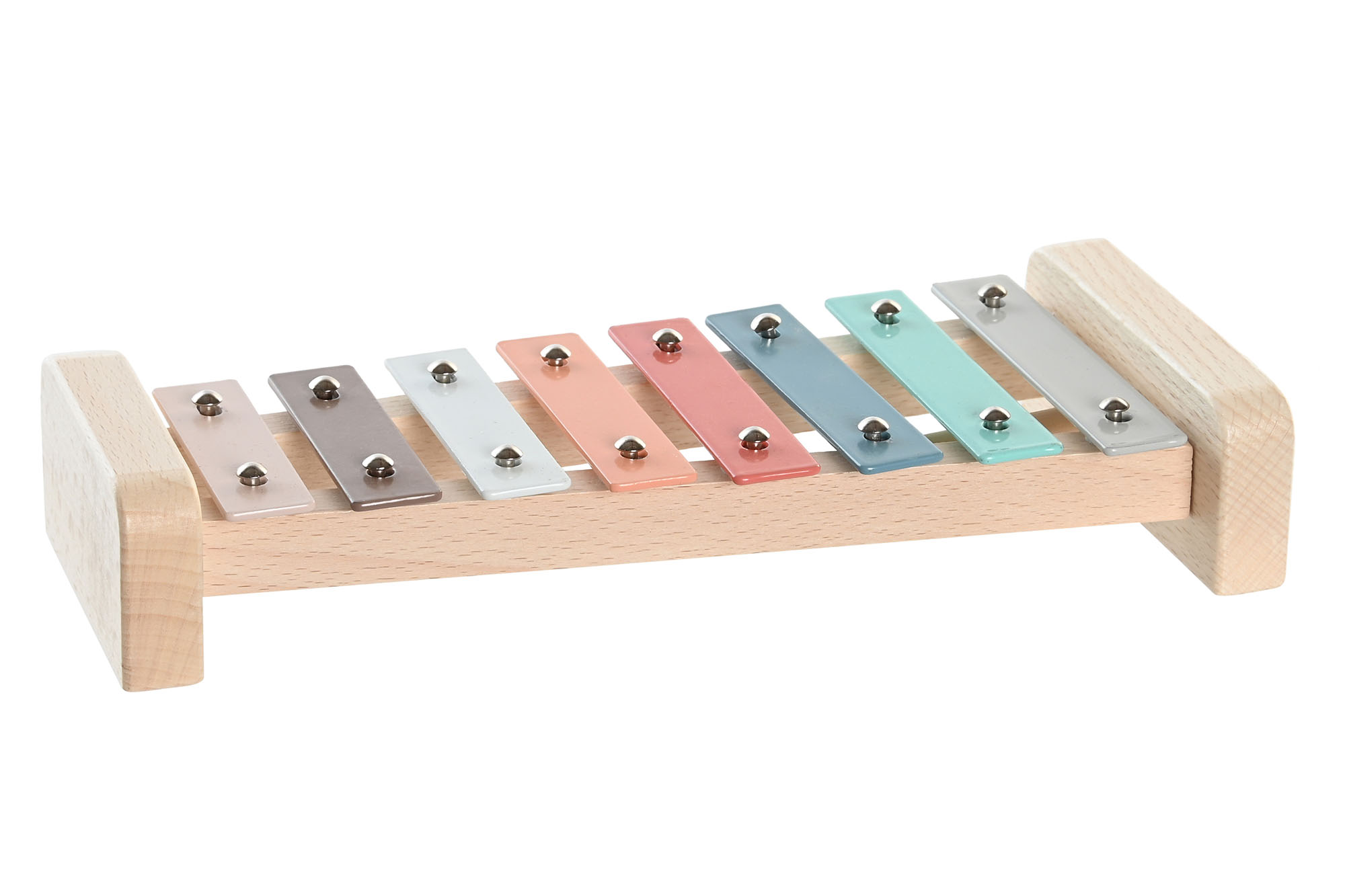 XILOFONO MADERA METAL 27X10X3 ANIMAL 2 SURT.