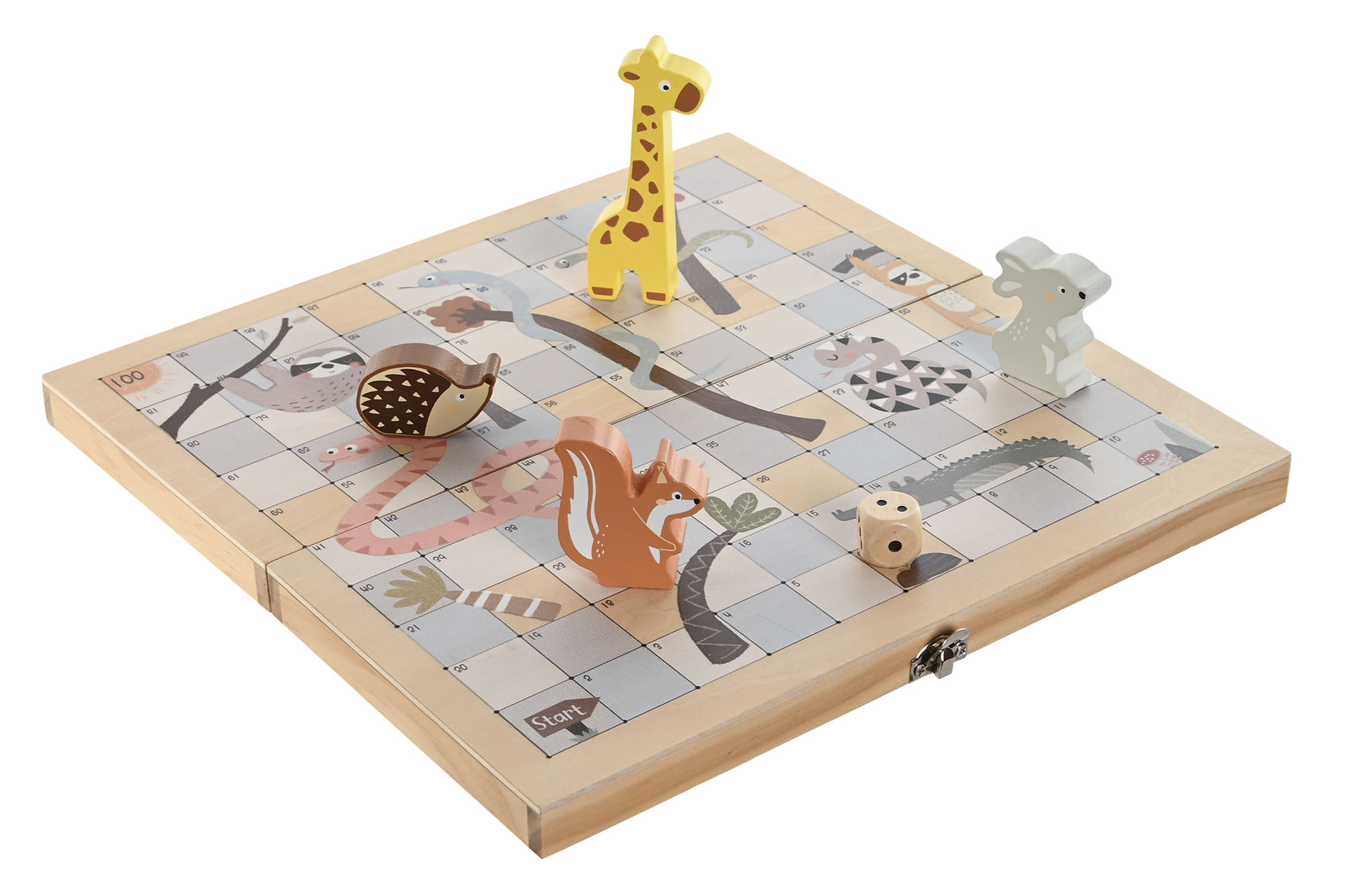JUEGO DE MESA SET 7 MADERA 26X13X3,3 MULTICOLOR