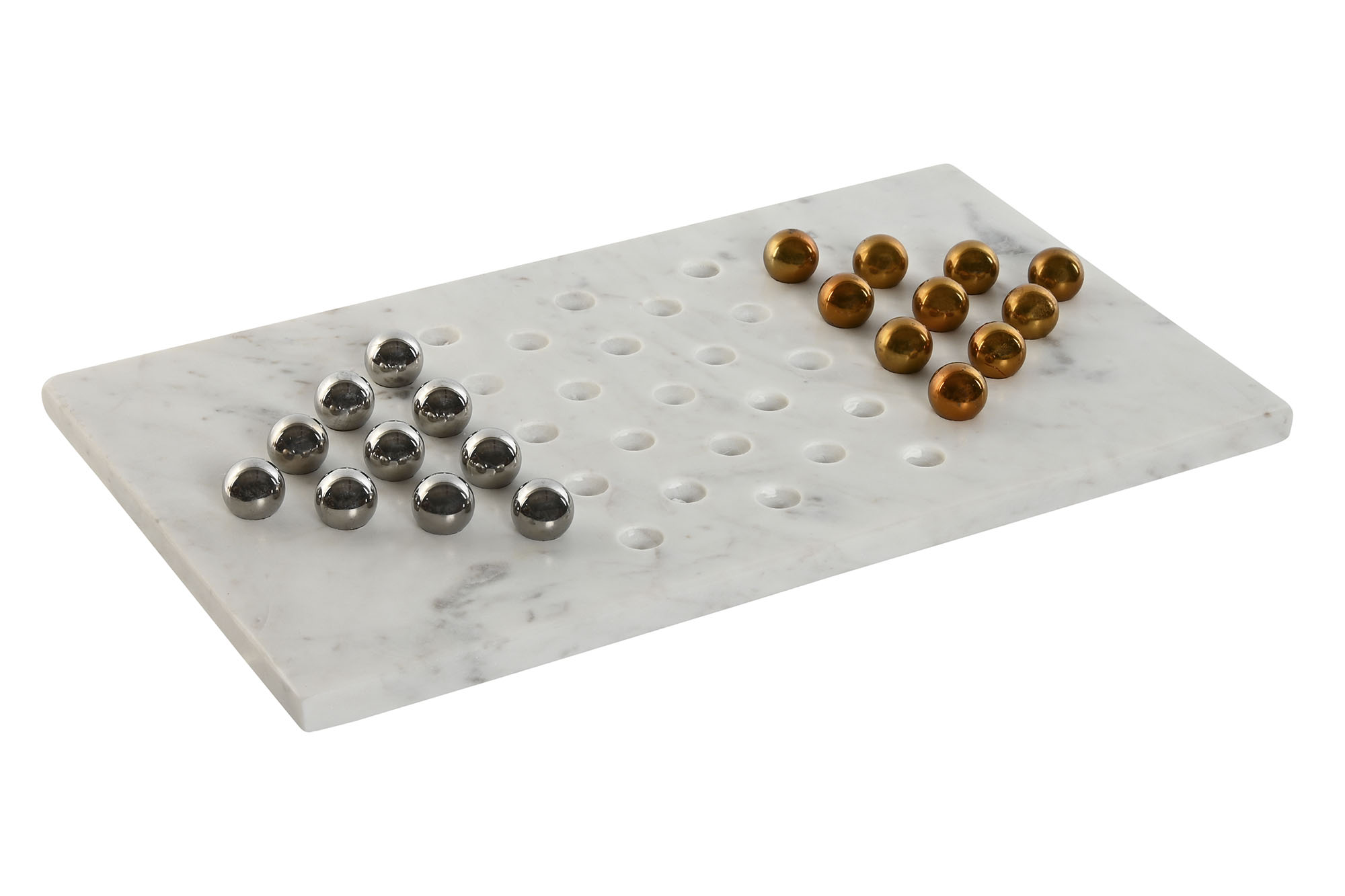 JUEGO PIEDRA INOX 35X20X2 SOLITARIO DORADO