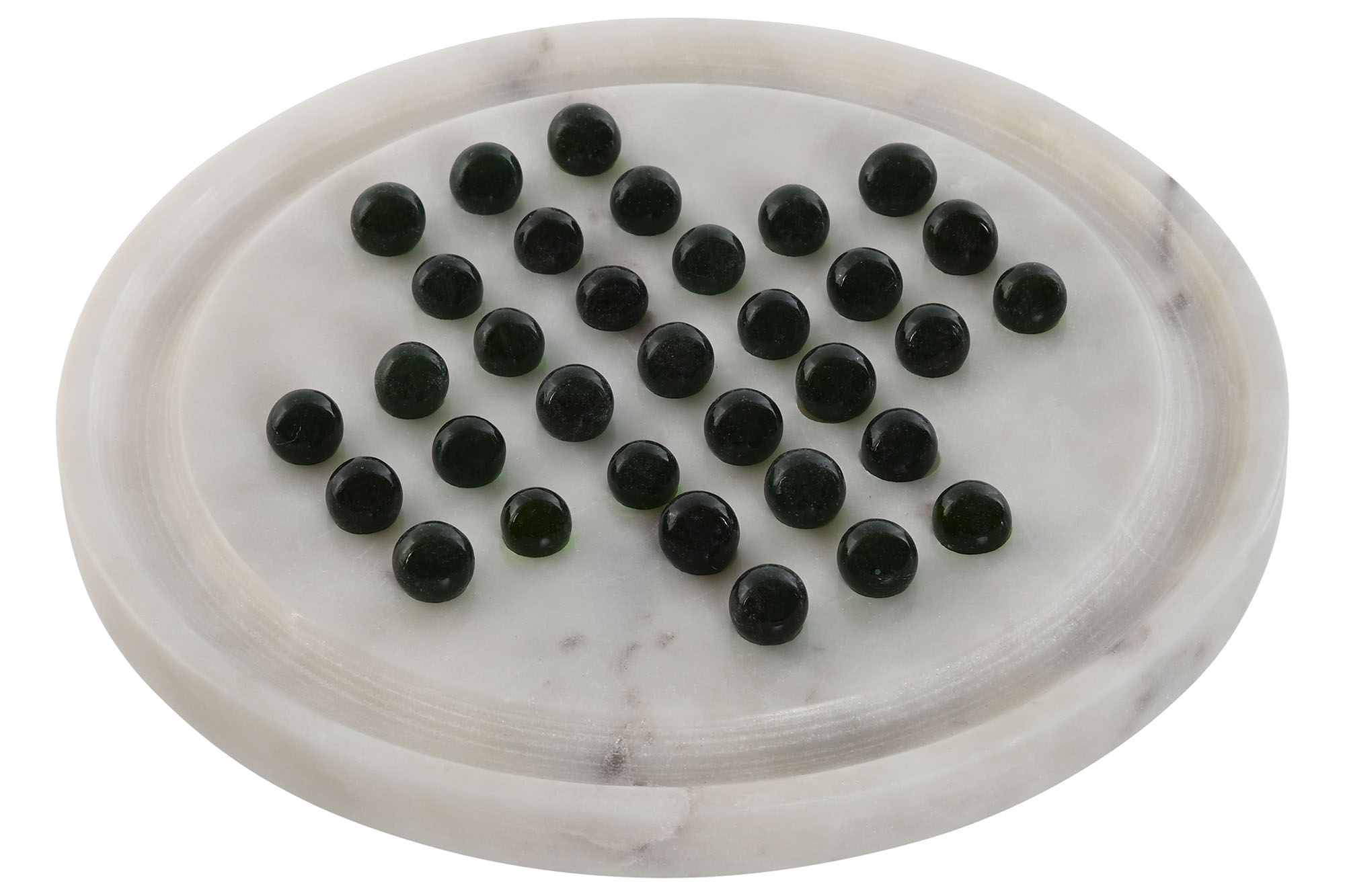JUEGO PIEDRA CRISTAL 25X25X2 SOLITARIO BLANCO