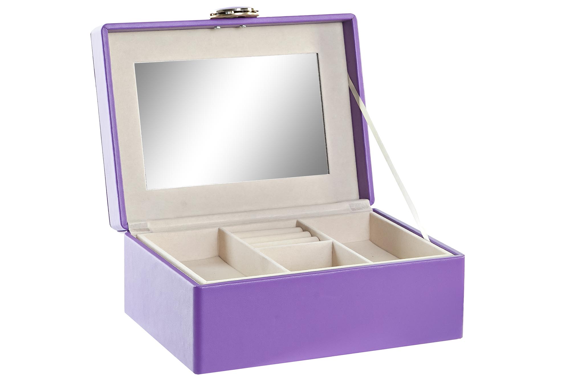 JOYERO PU MDF 17X13X8,5 LILA