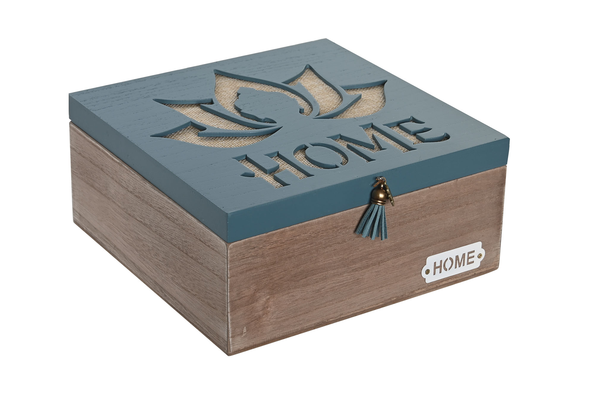 CAJA MDF 22X22X10 NATURAL