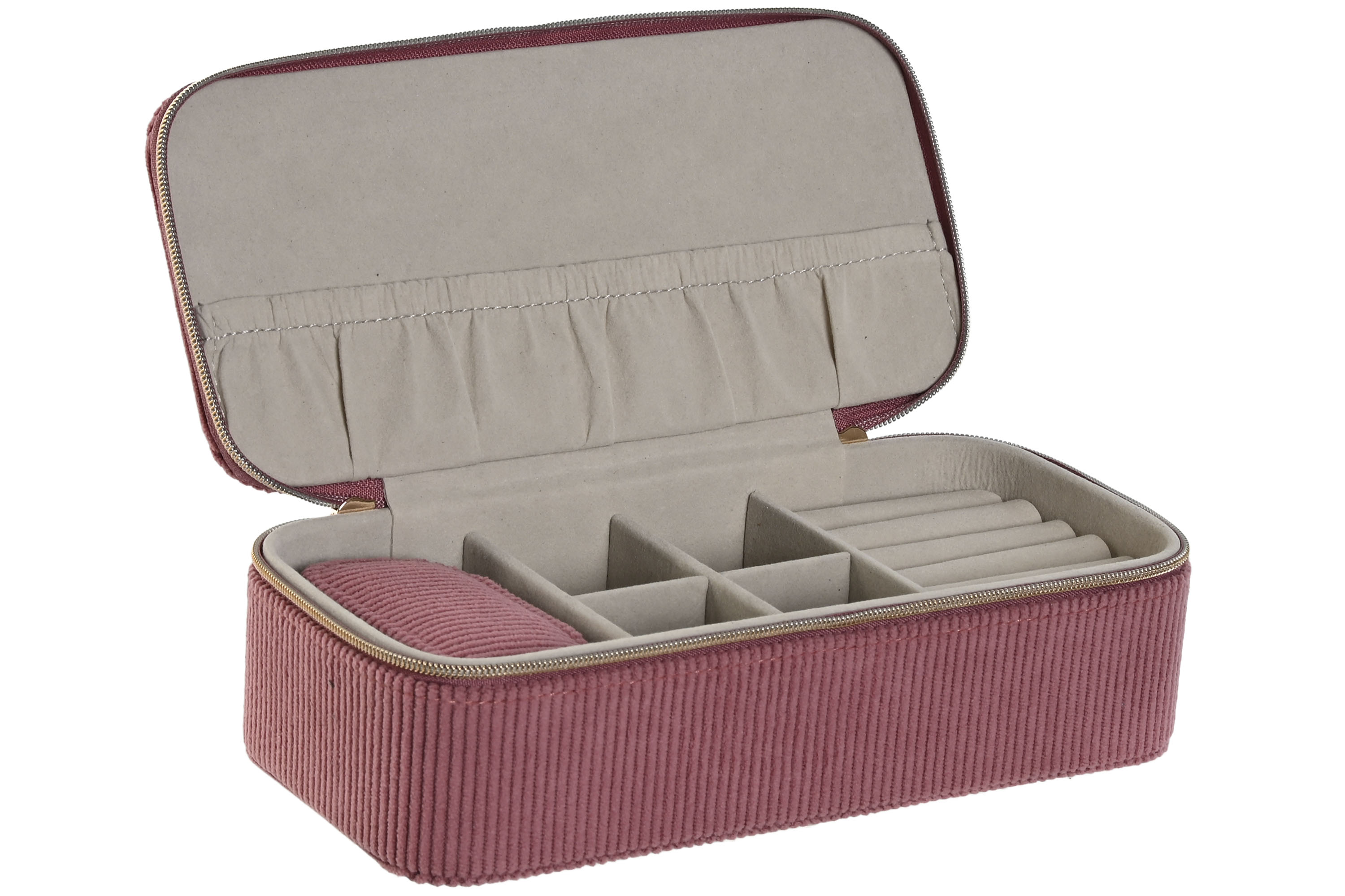 JOYERO SET 2 POLIESTER 20,5X10X6 VIAJE PANA