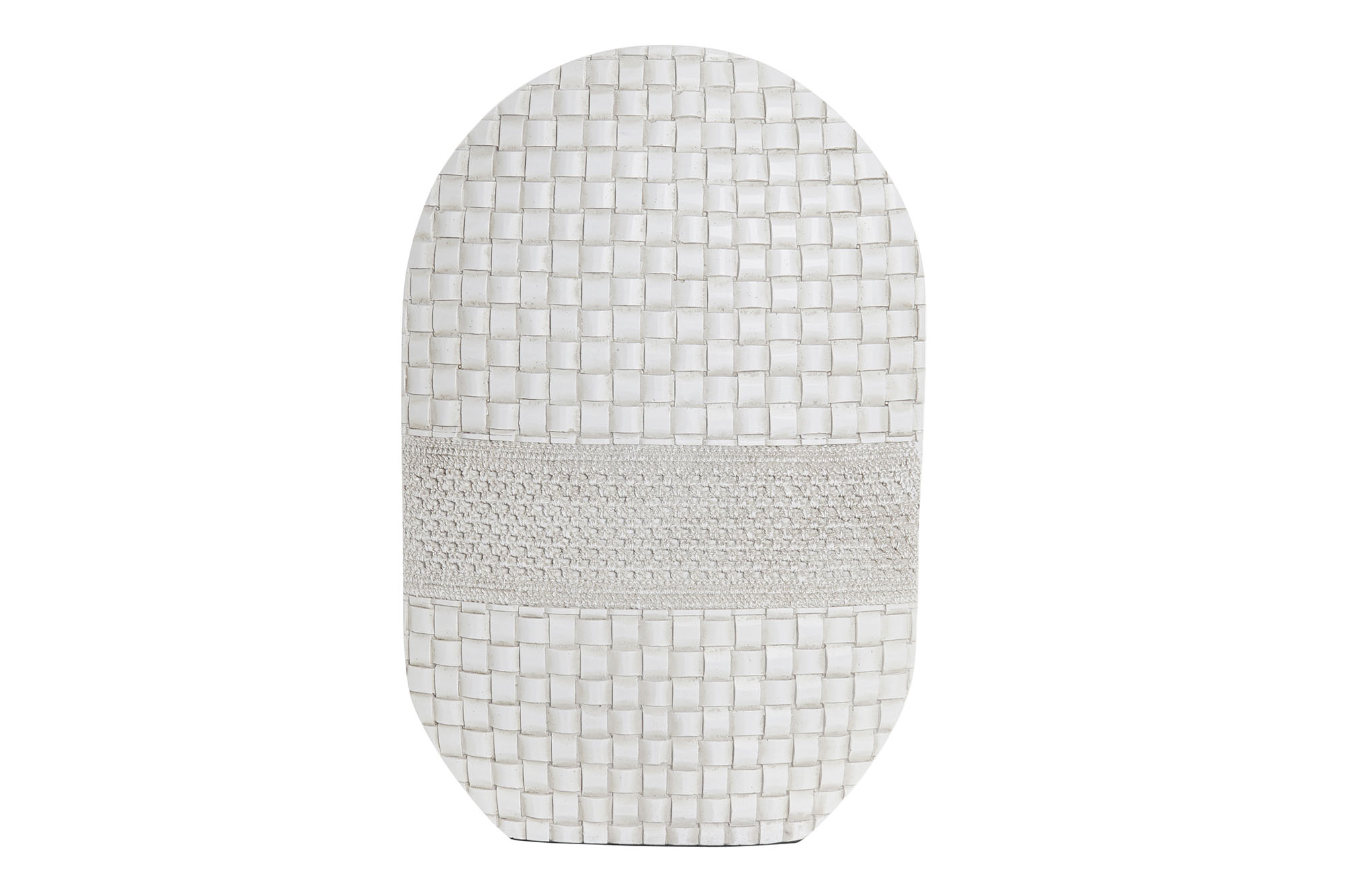 JARRON RESINA 30X10X45 BLANCO