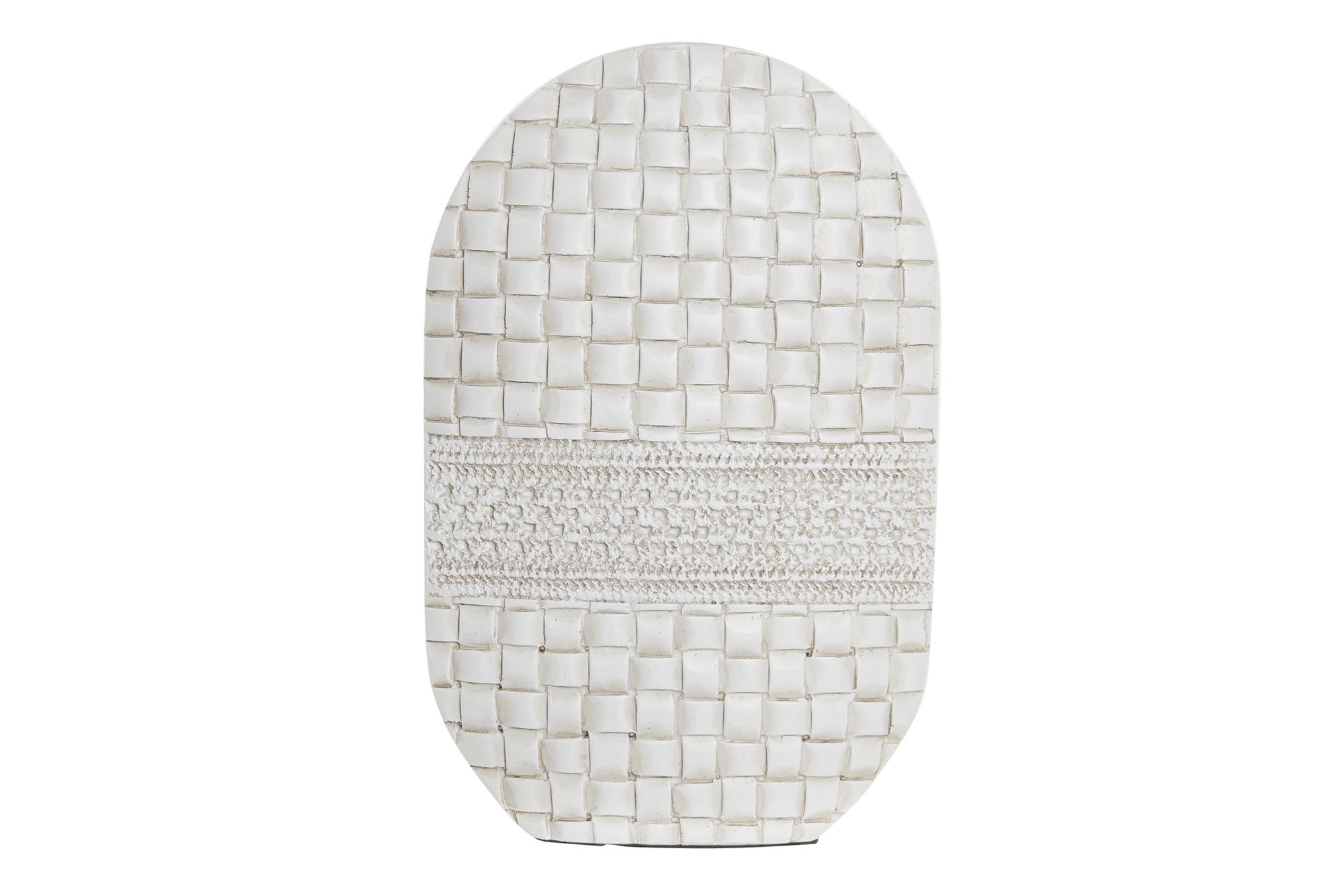 JARRON RESINA 18X6X28 BLANCO