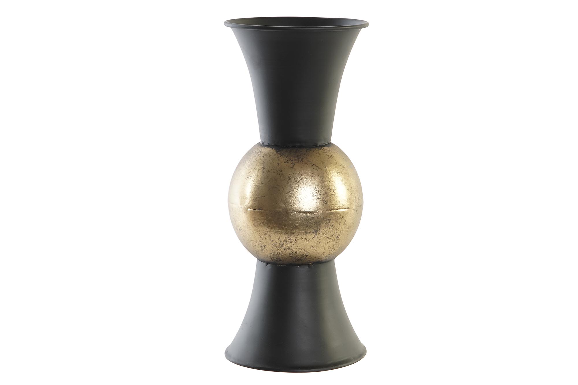 JARRON METAL 14X14X32 NEGRO