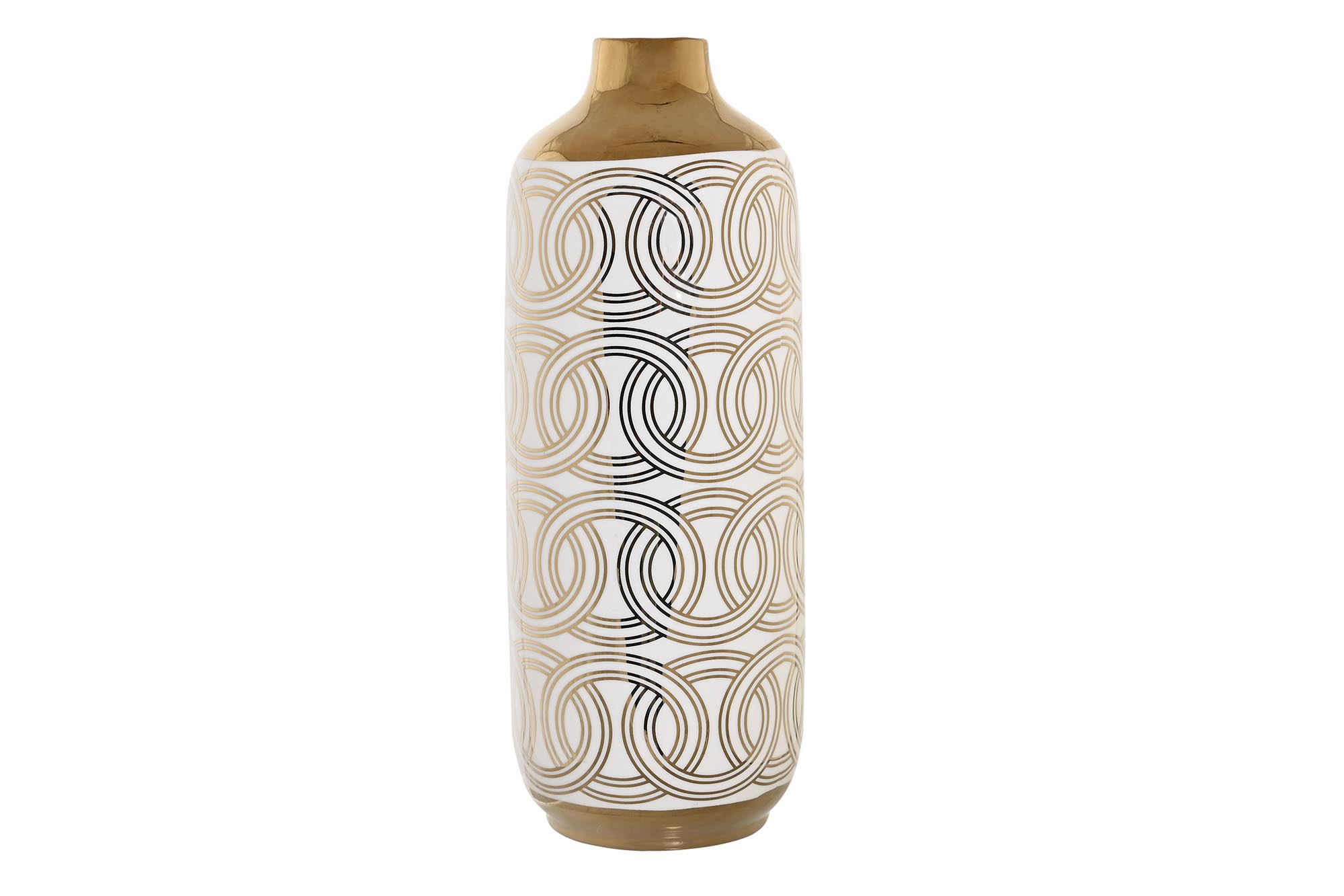 JARRON PORCELANA 16X16X42 BLANCO